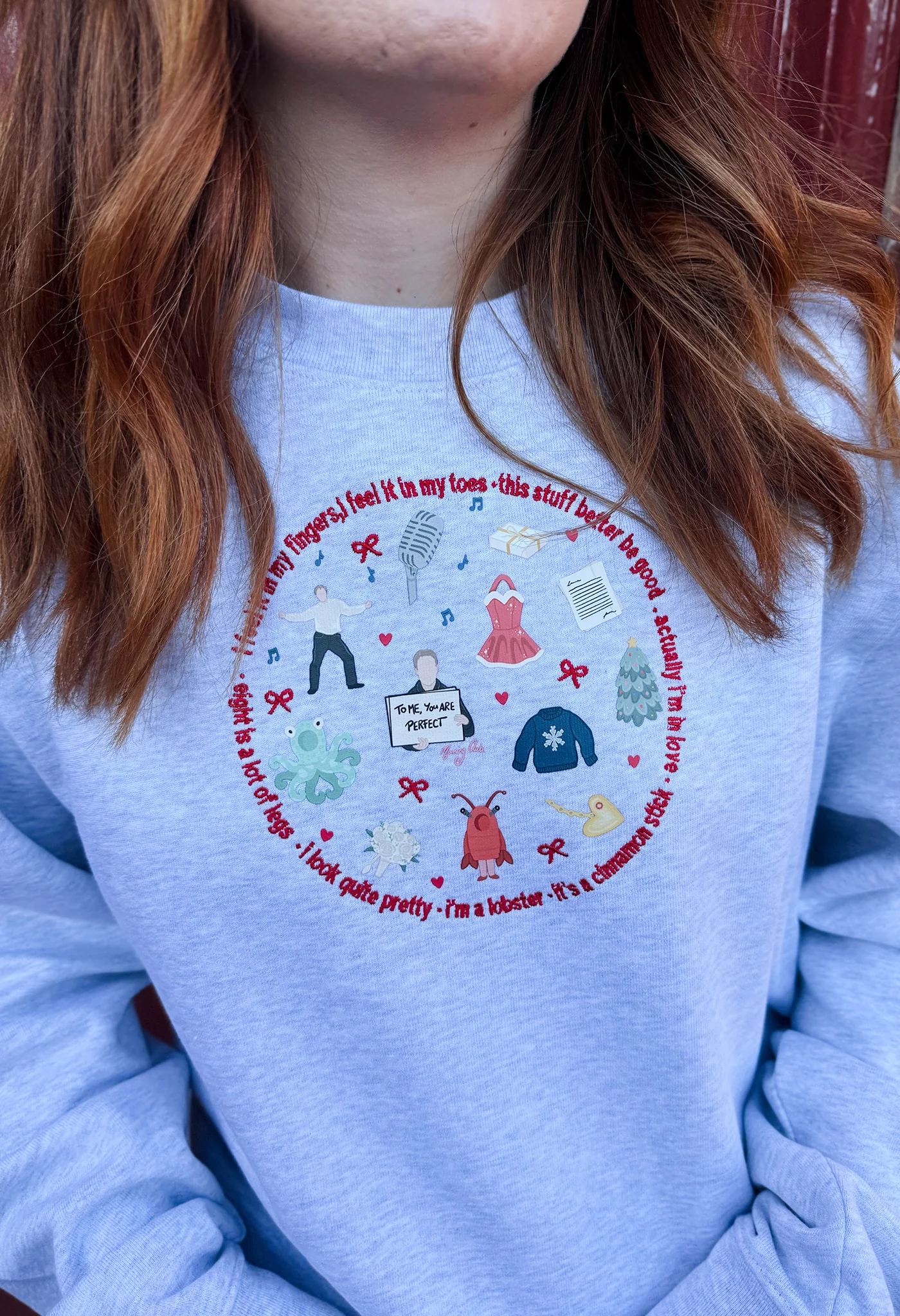 Love Christmas Organic Cotton Sweatshirt - Image 5