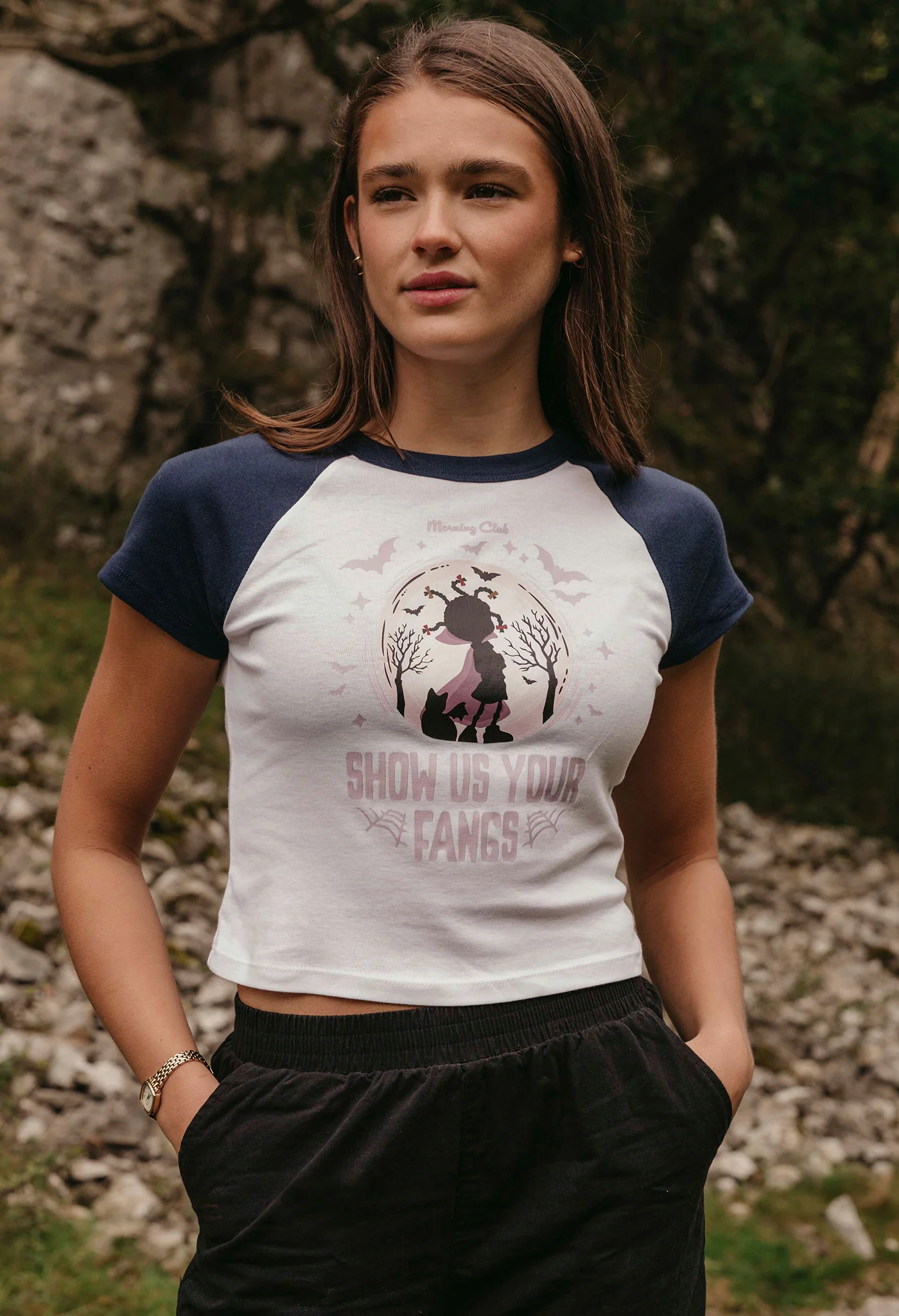 Mona Micro Rib Baby Tee - Image 3
