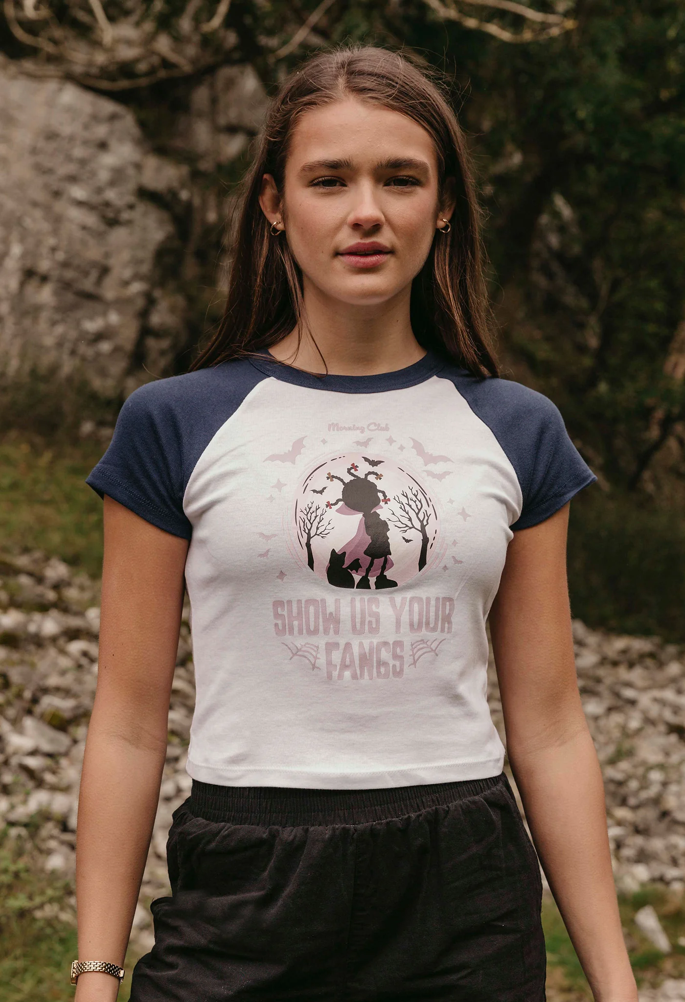 Mona Micro Rib Baby Tee - Image 4