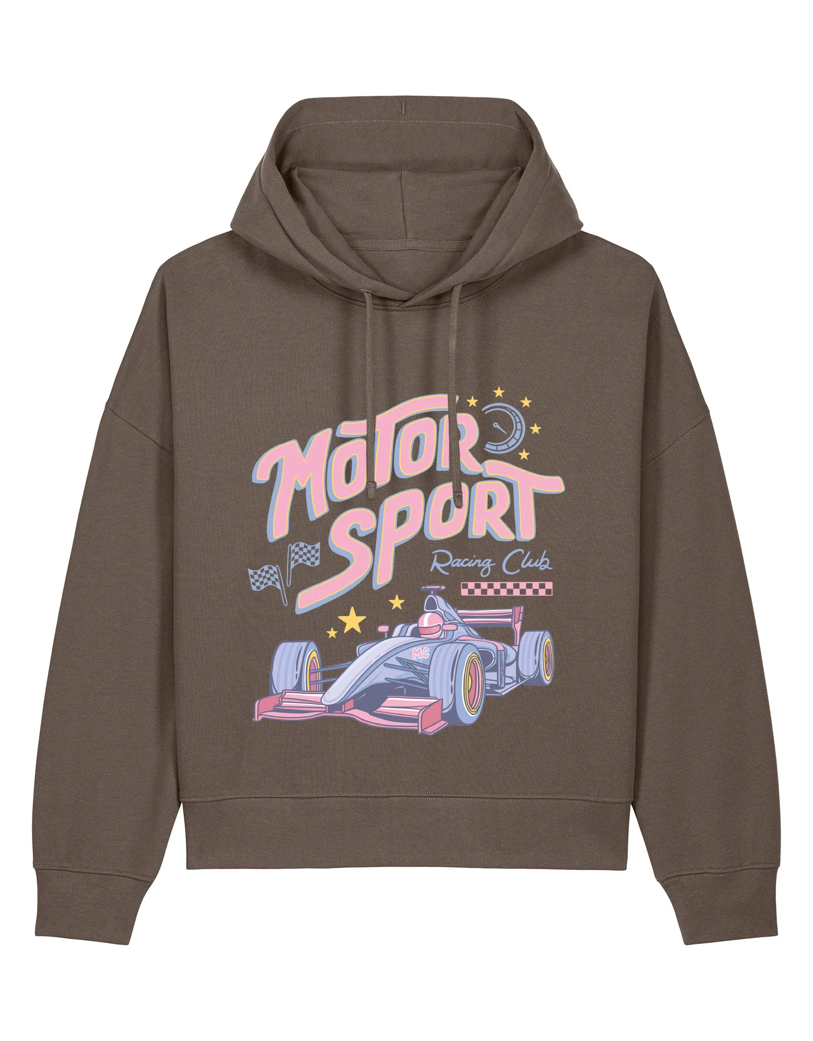Motorsport Club Boxy Organic Cotton Hoodie