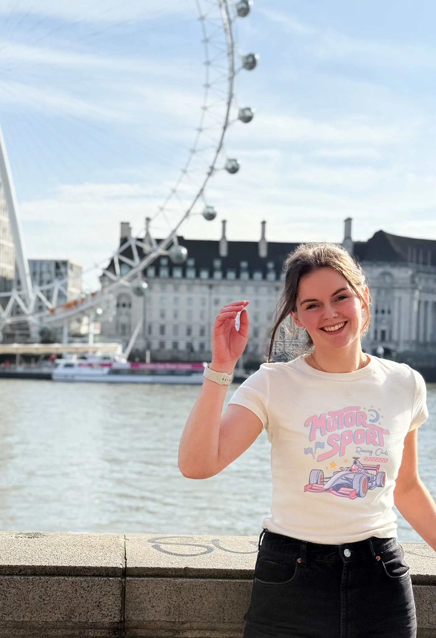Motorsport Printed Micro Rib Baby Tee - Image 10