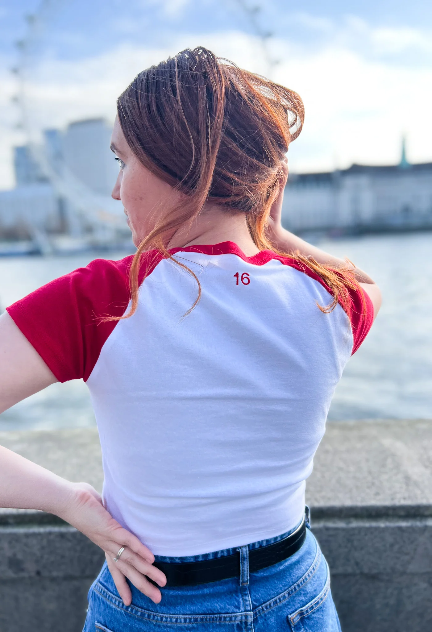 Motorsport Printed Micro Rib Baby Tee - Image 4
