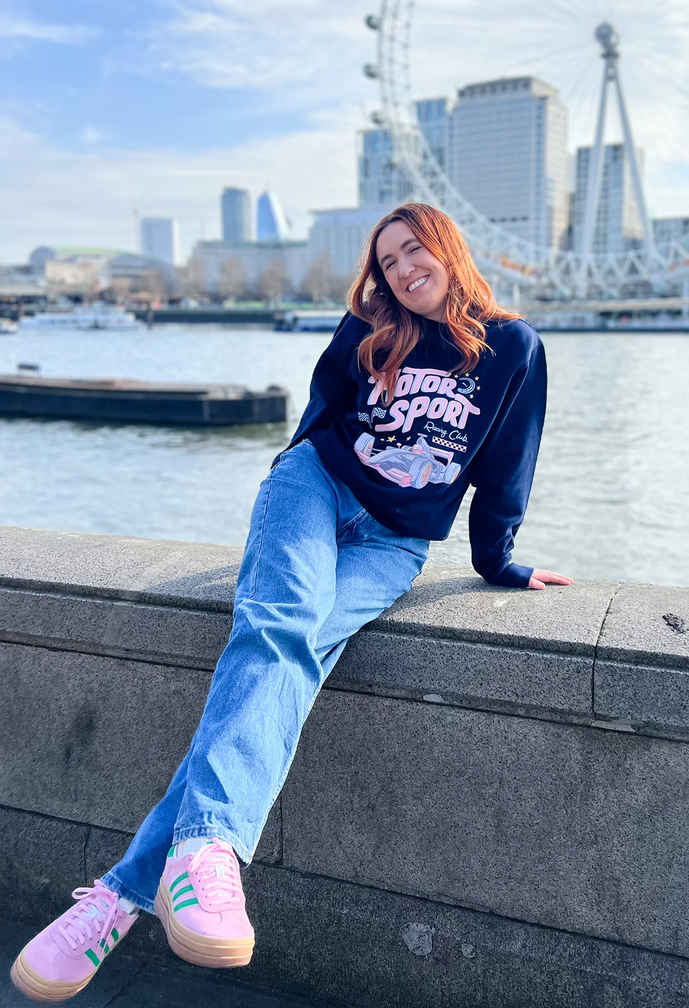 Motorsport Printed Organic Cotton Sweatshirt - Image 3