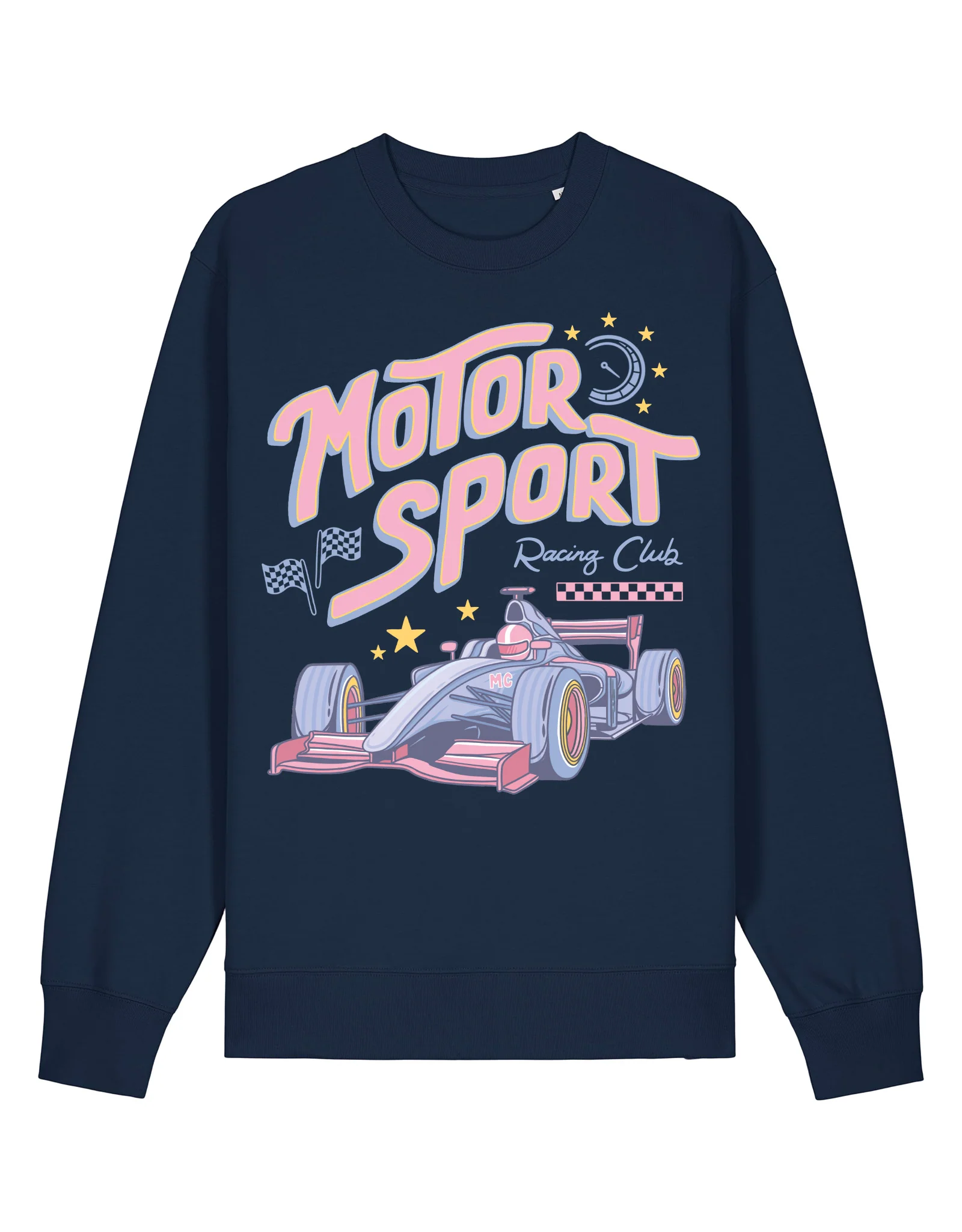 Motorsport Printed Organic Cotton Sweatshirt - Image 5
