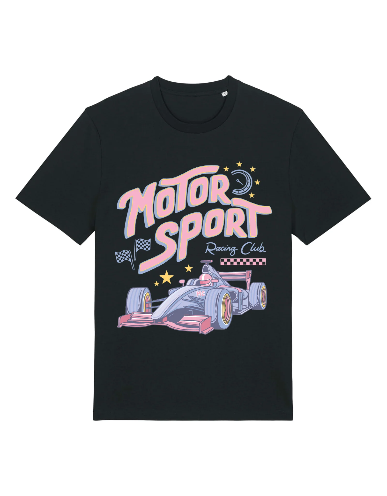 Motorsport Printed Organic Cotton T-Shirt - Image 5