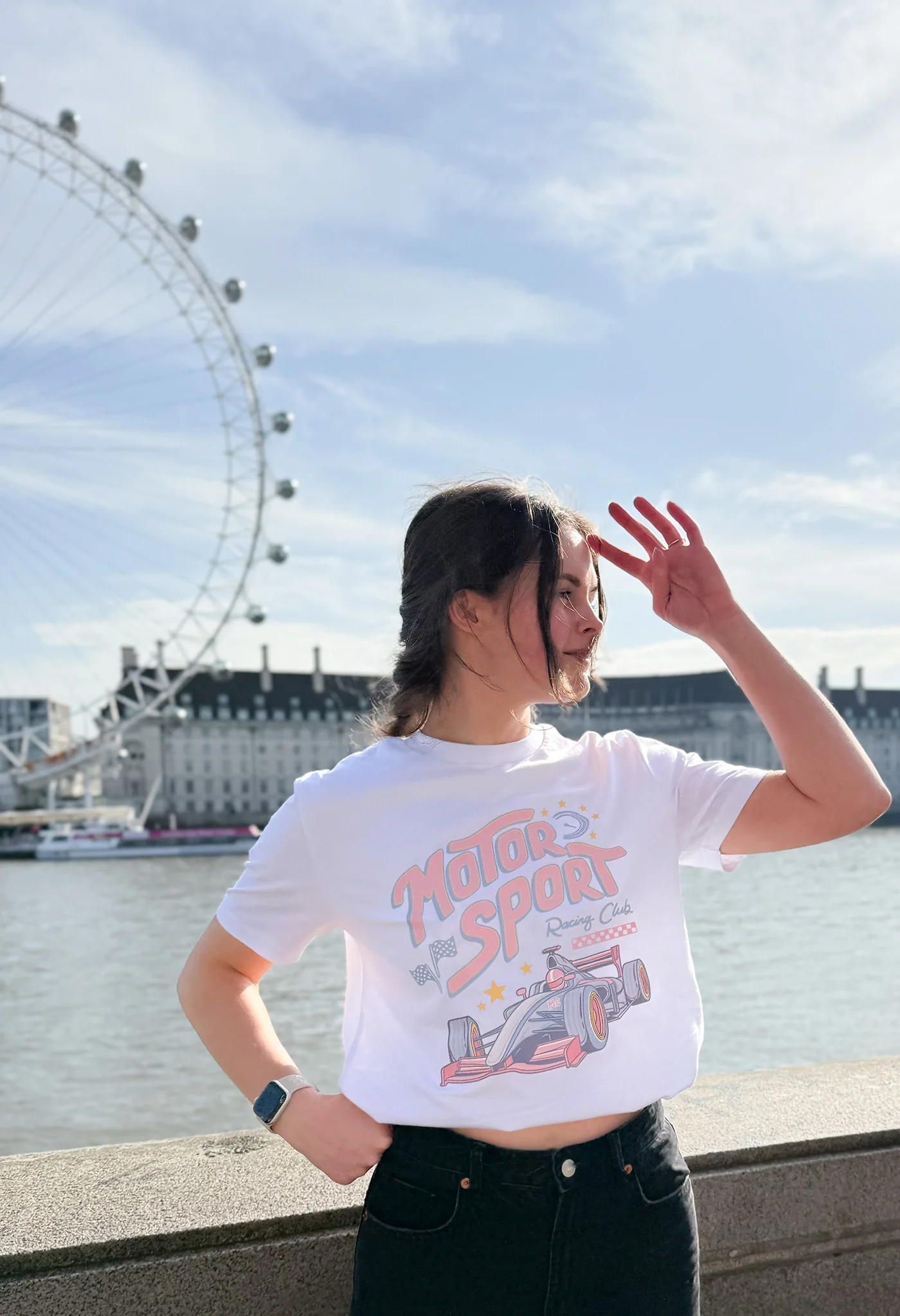 Motorsport Printed Organic Cotton T-Shirt - Image 8