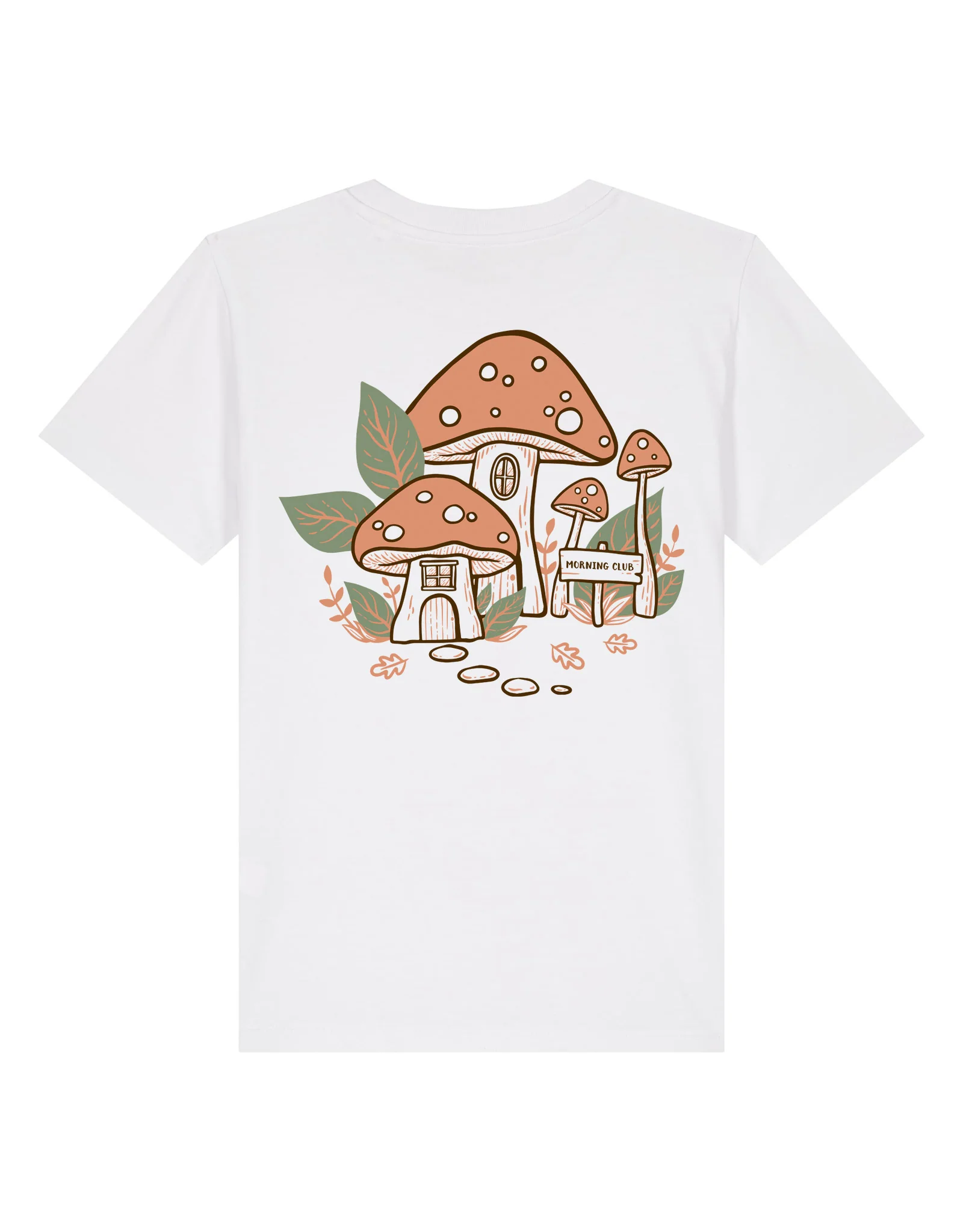 Mushroom House Organic Cotton Childrens T-Shirt - Image 15
