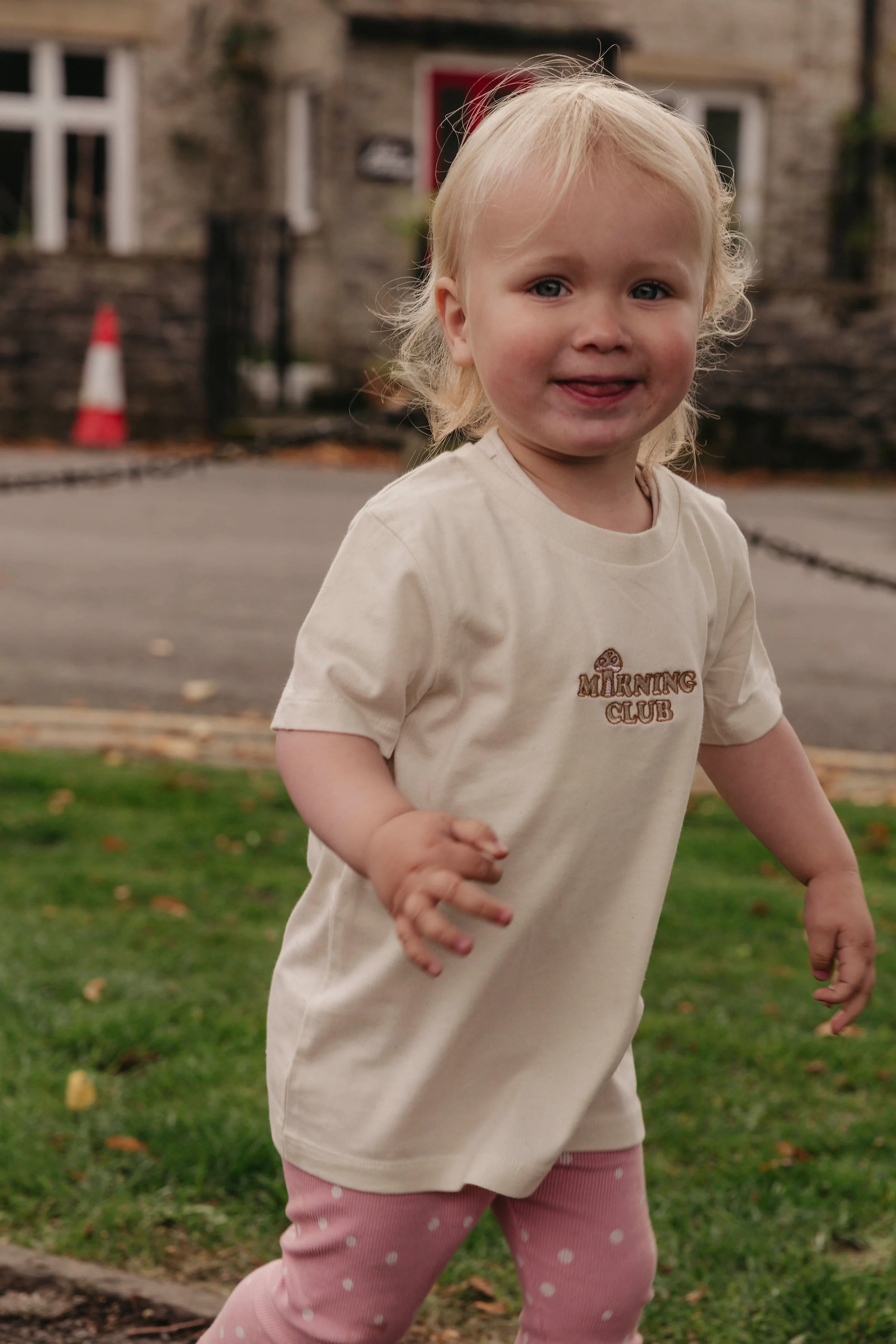 Mushroom House Organic Cotton Childrens T-Shirt - Image 2