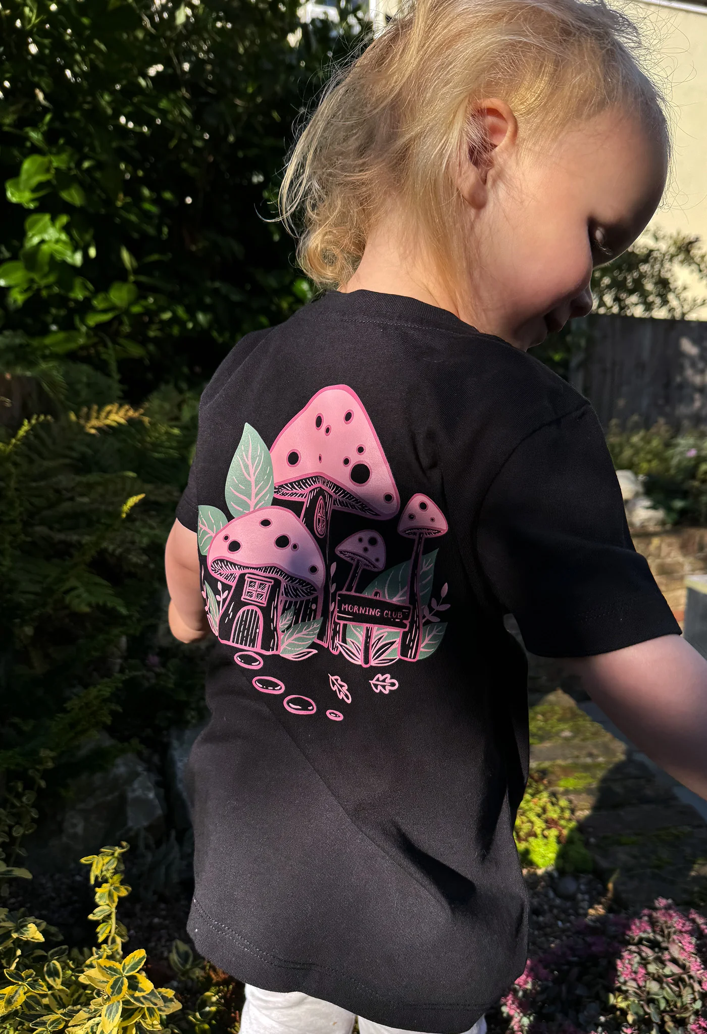 Mushroom House Organic Cotton Childrens T-Shirt - Image 6