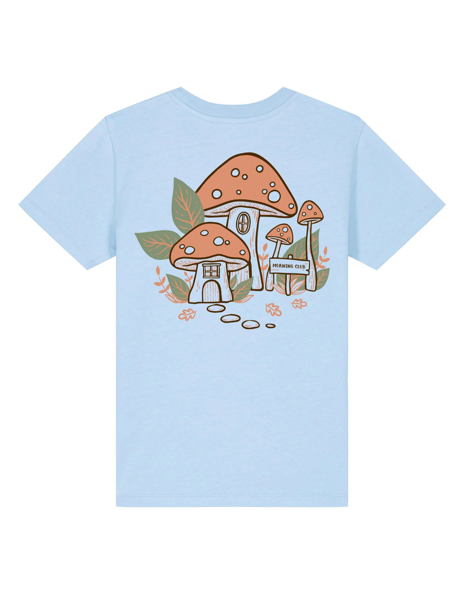 Mushroom House Organic Cotton Childrens T-Shirt - Image 7