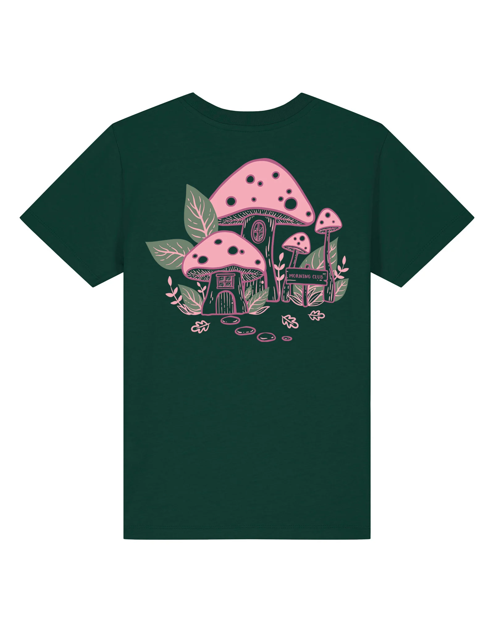 Mushroom House Organic Cotton Childrens T-Shirt - Image 9