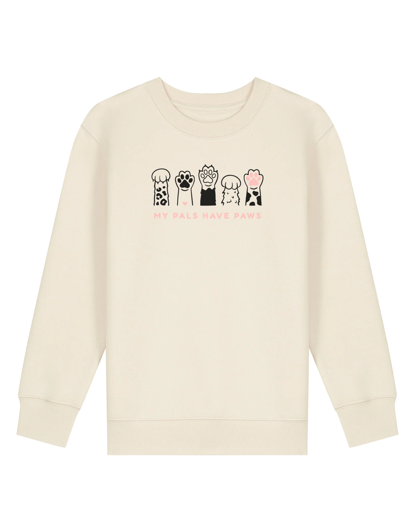 My Pals Have Paws Embroidered Organic Cotton Childrens Sweatshirt - Image 4
