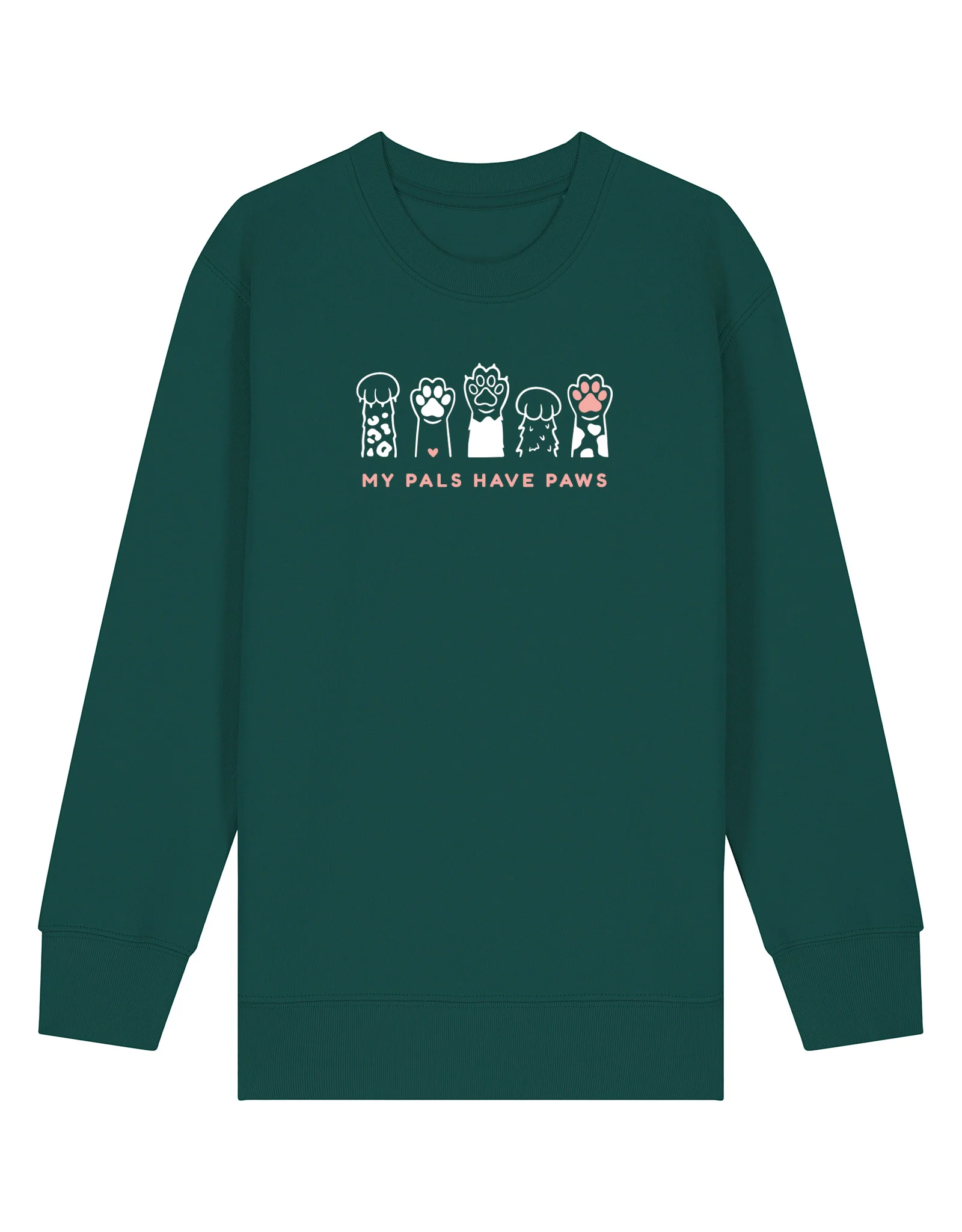 My Pals Have Paws Embroidered Organic Cotton Childrens Sweatshirt - Image 6