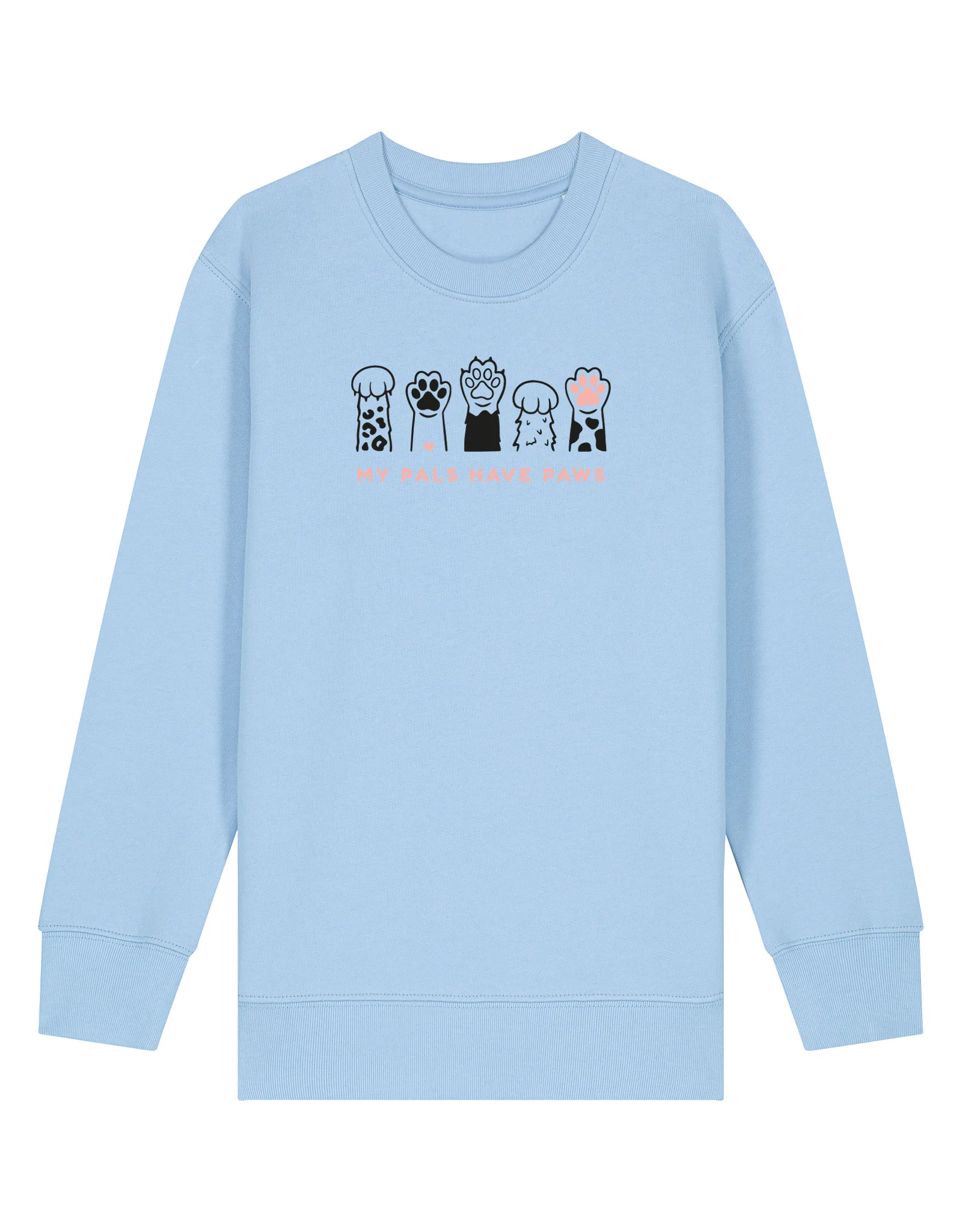 My Pals Have Paws Embroidered Organic Cotton Childrens Sweatshirt - Image 8