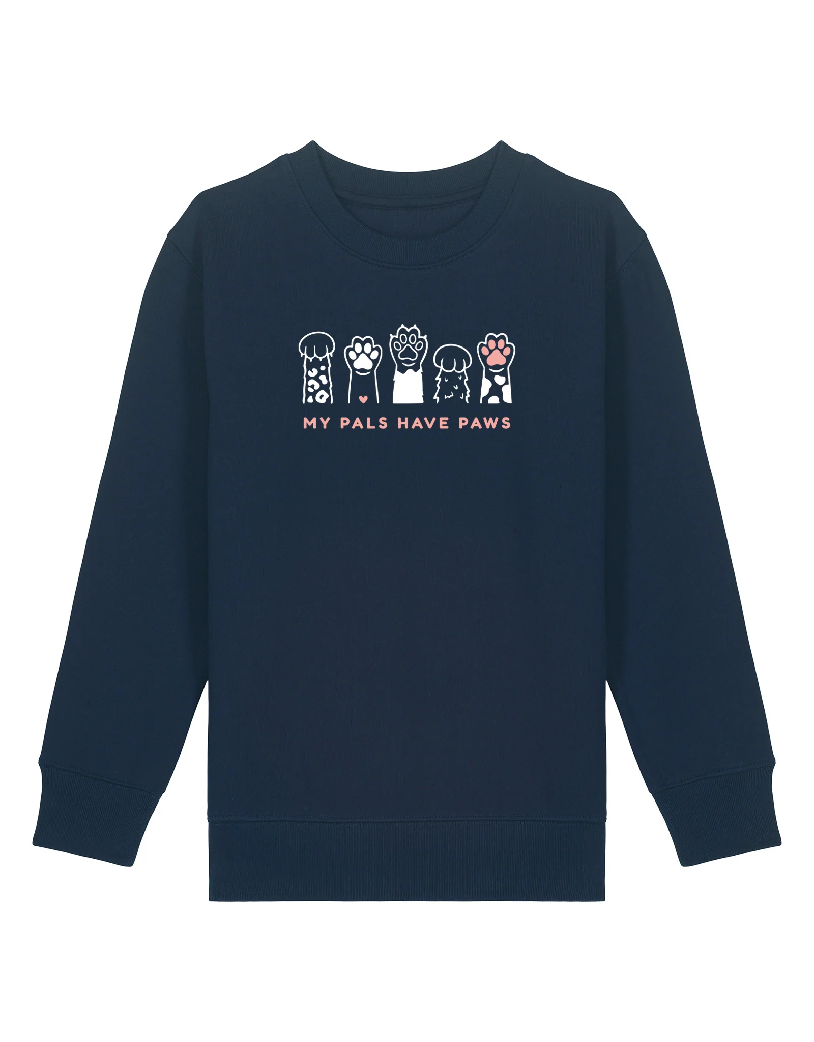 My Pals Have Paws Embroidered Organic Cotton Childrens Sweatshirt - Image 9