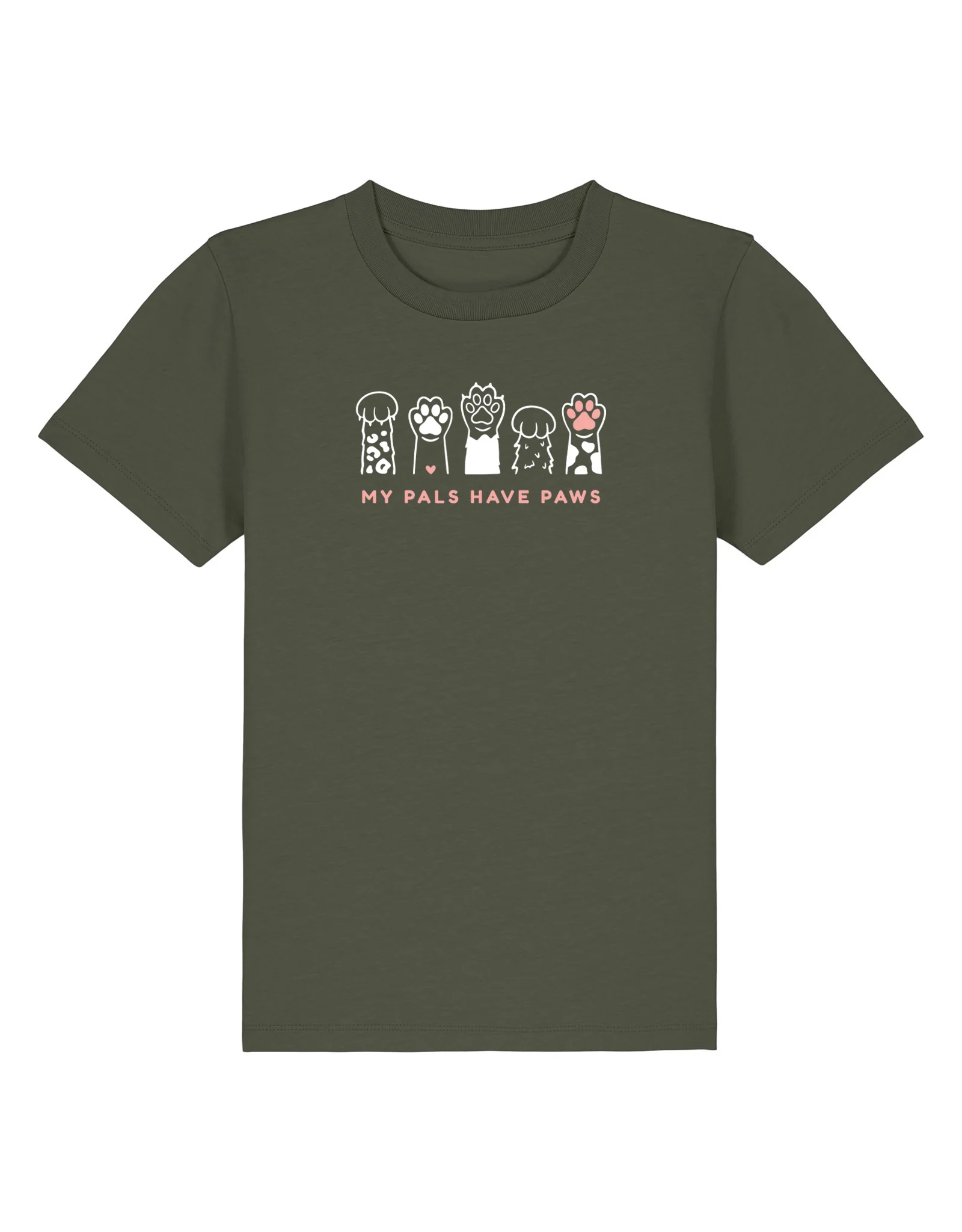 My Pals Have Paws Embroidered Organic Cotton Childrens T-Shirt - Image 10