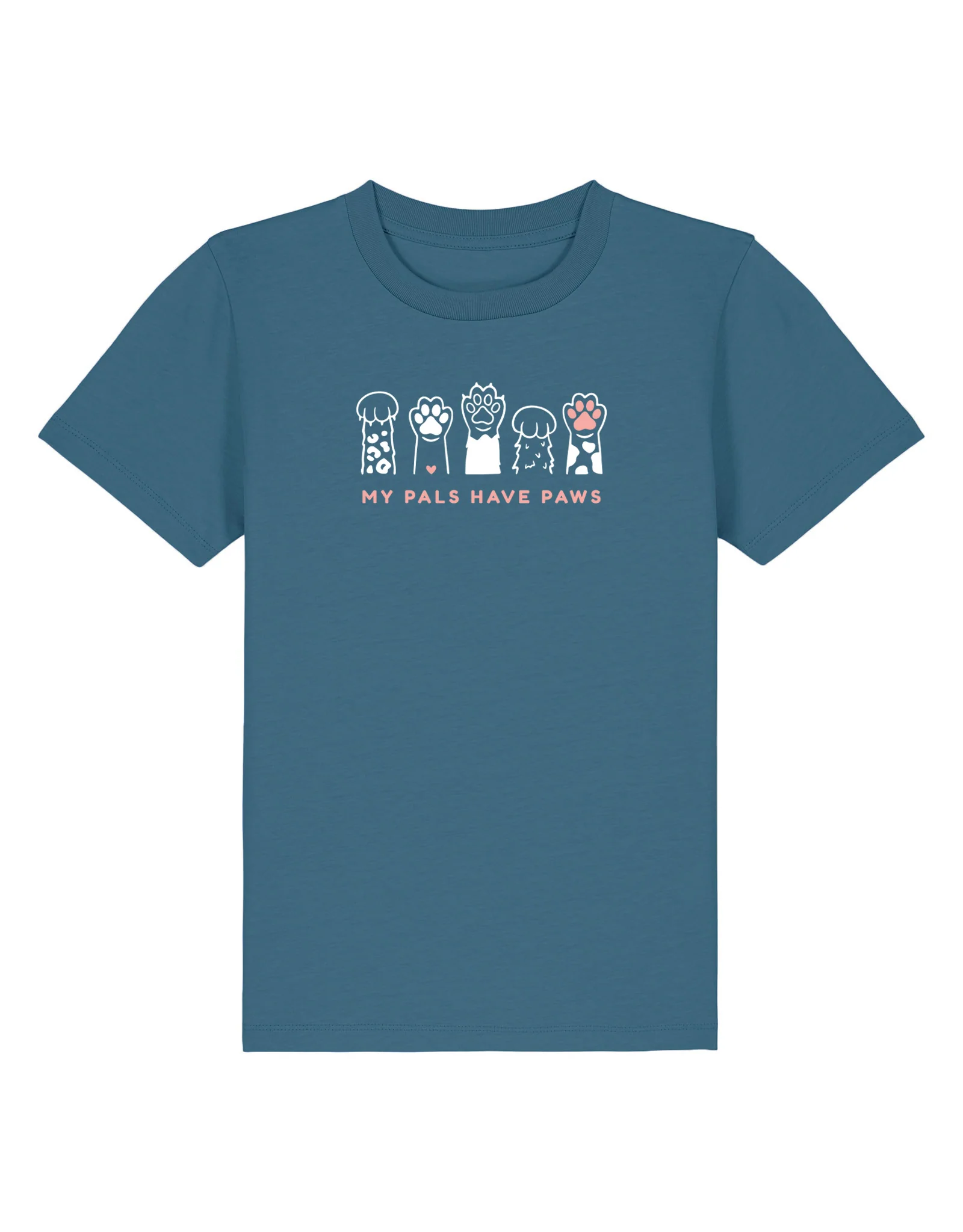 My Pals Have Paws Embroidered Organic Cotton Childrens T-Shirt - Image 14
