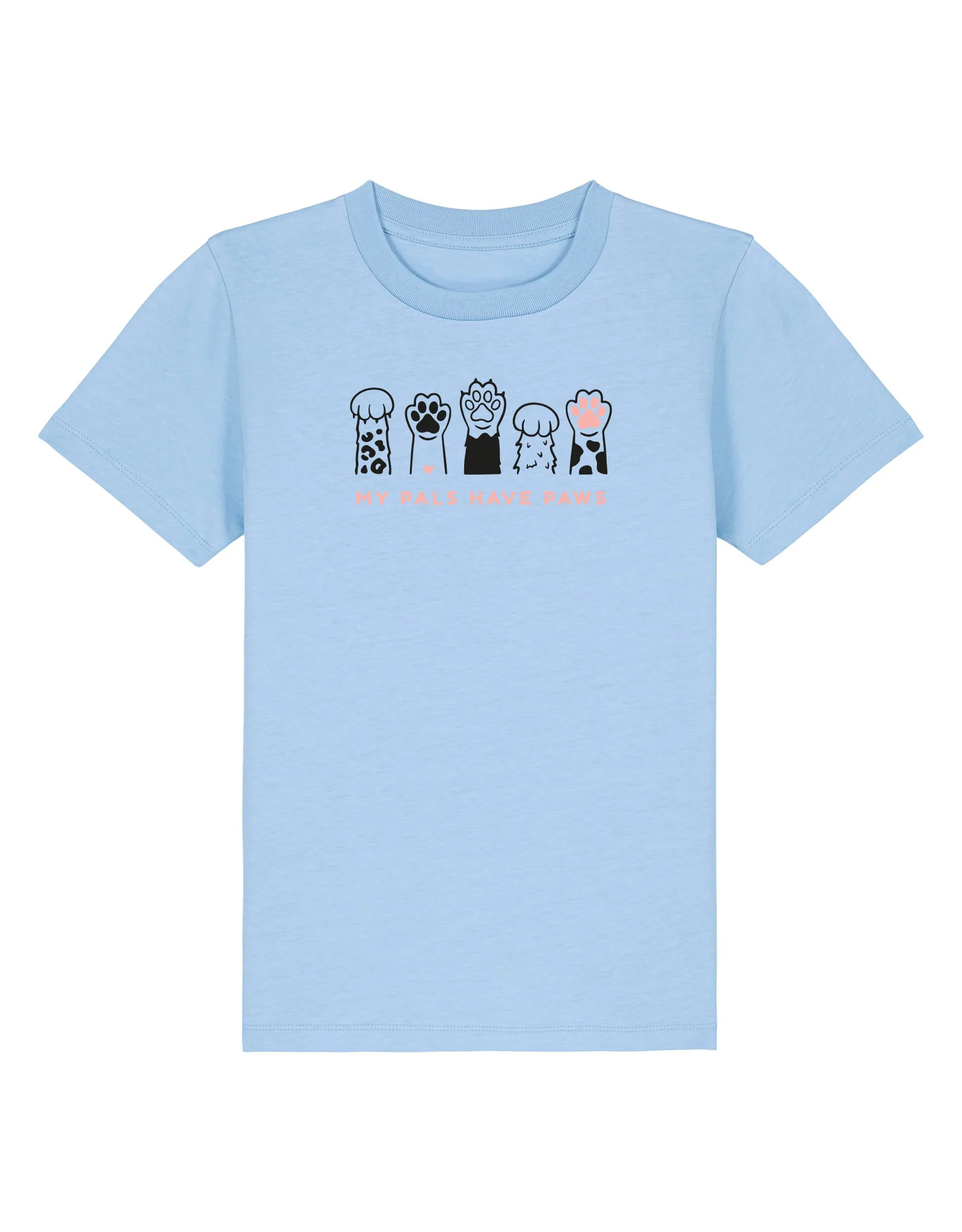My Pals Have Paws Embroidered Organic Cotton Childrens T-Shirt - Image 5