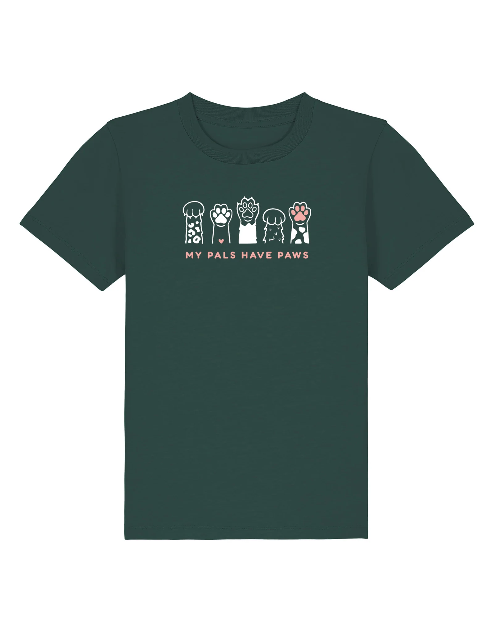 My Pals Have Paws Embroidered Organic Cotton Childrens T-Shirt - Image 6