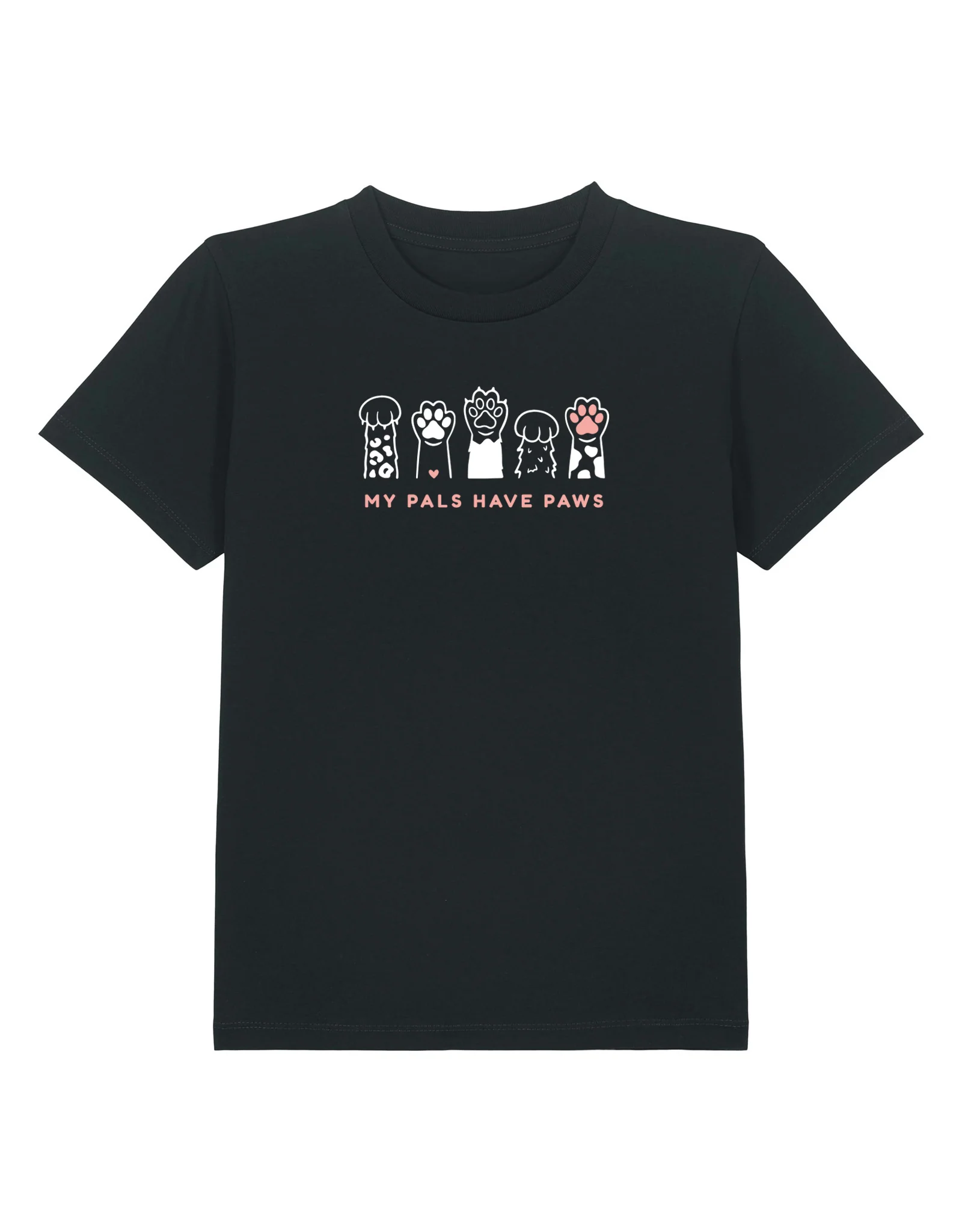 My Pals Have Paws Embroidered Organic Cotton Childrens T-Shirt - Image 7