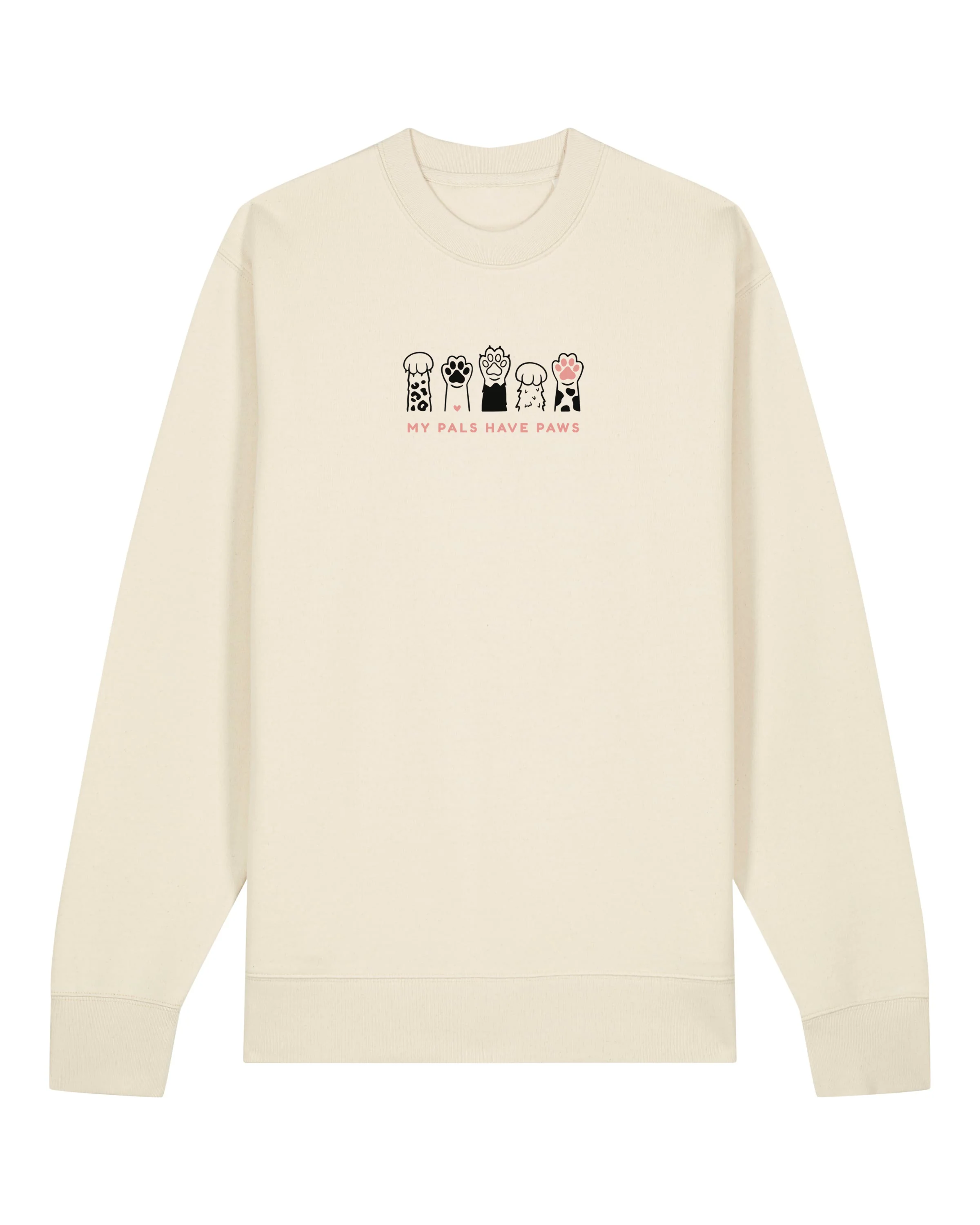 My Pals Have Paws Embroidered Organic Cotton Sweatshirt - Image 4