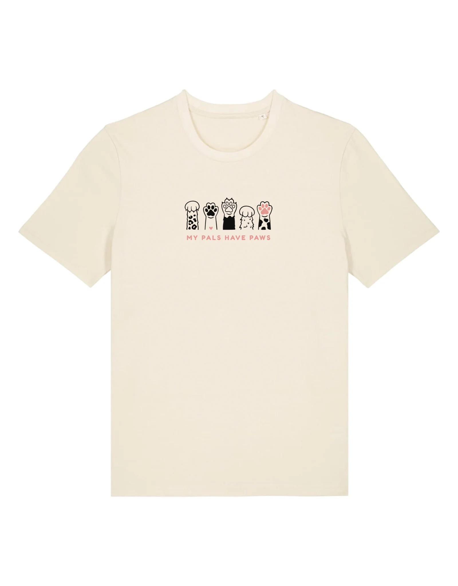My Pals Have Paws Embroidered Organic Cotton T-Shirt - Image 10