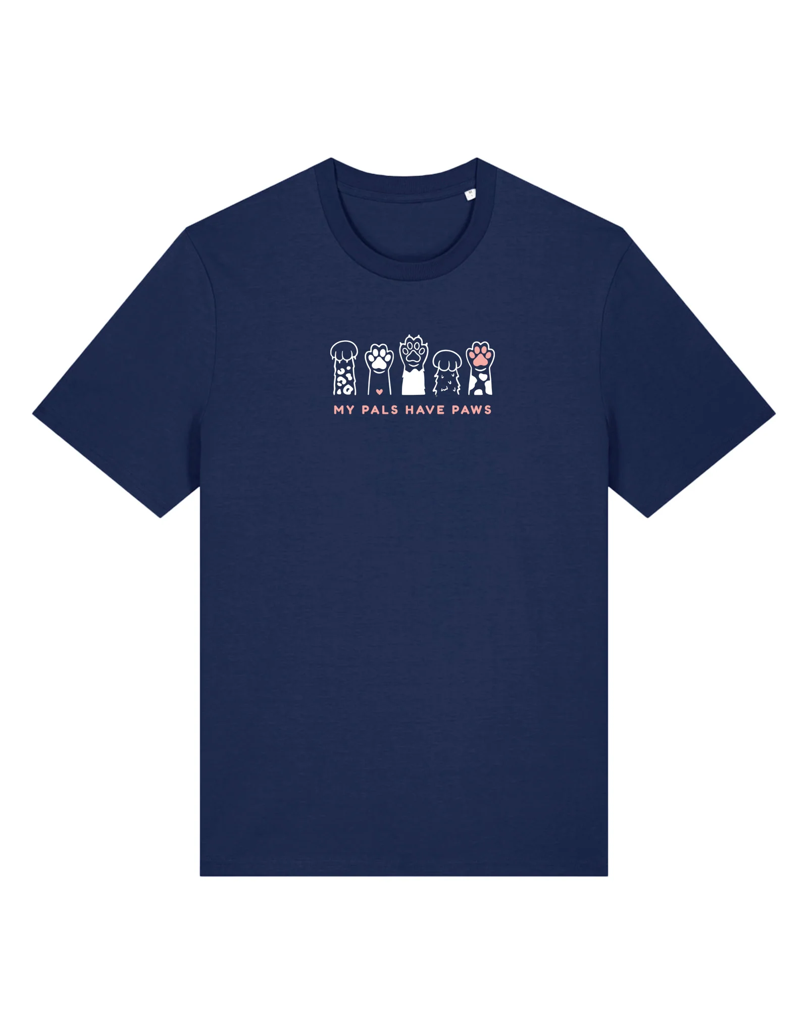 My Pals Have Paws Embroidered Organic Cotton T-Shirt - Image 12