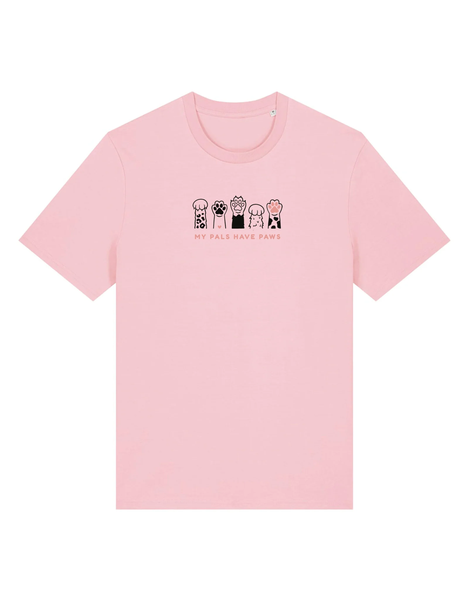 My Pals Have Paws Embroidered Organic Cotton T-Shirt - Image 13