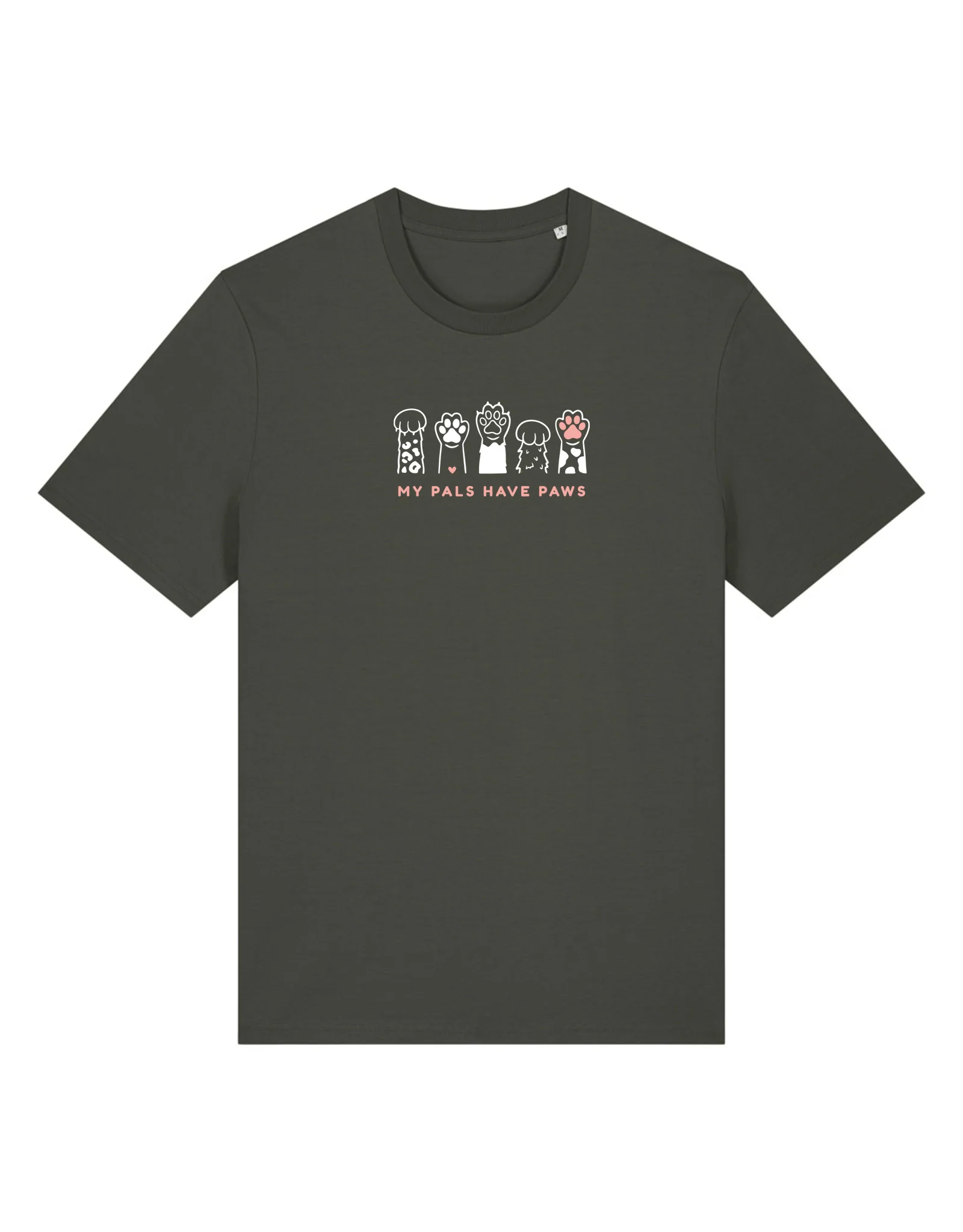 My Pals Have Paws Embroidered Organic Cotton T-Shirt - Image 14