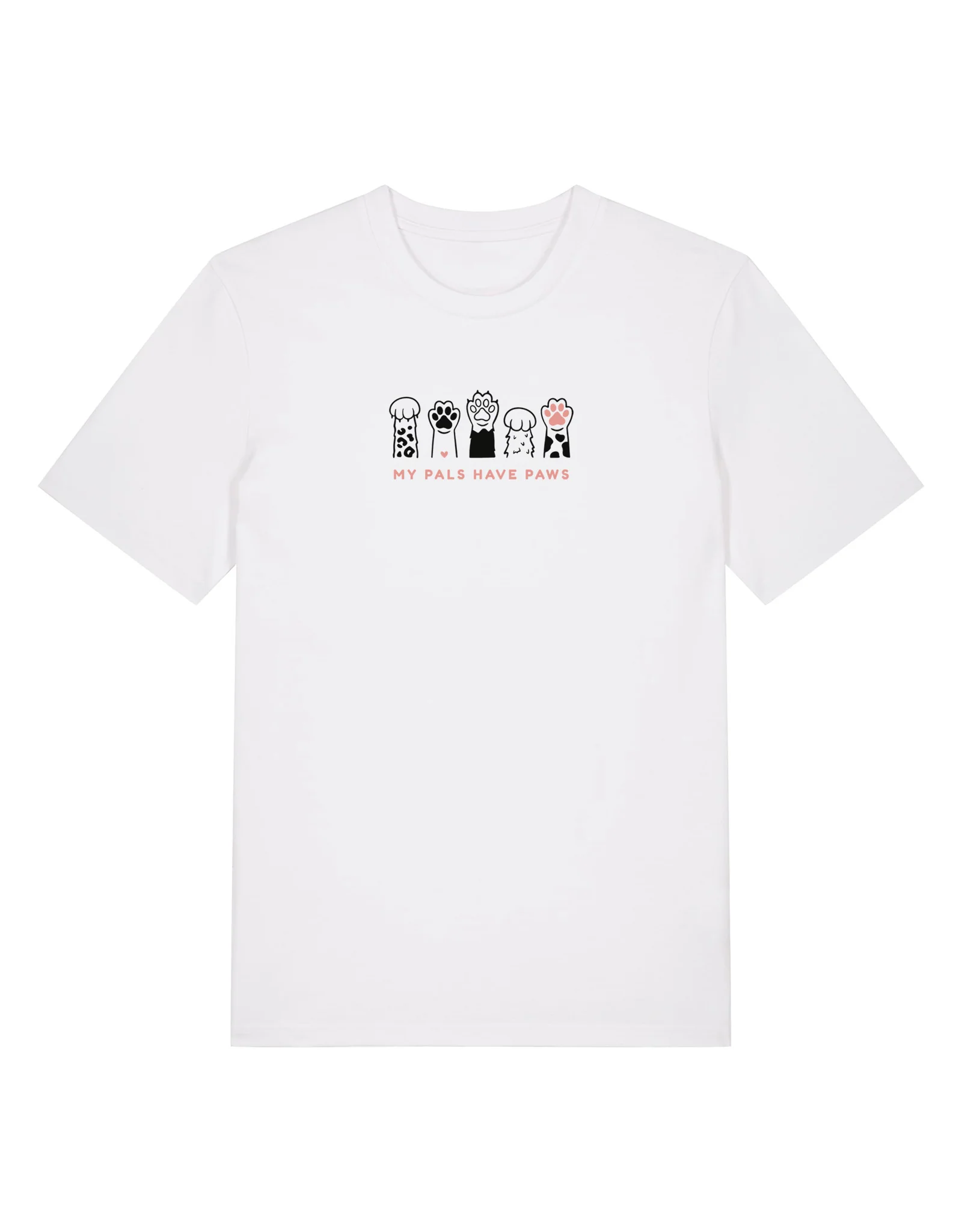 My Pals Have Paws Embroidered Organic Cotton T-Shirt - Image 3