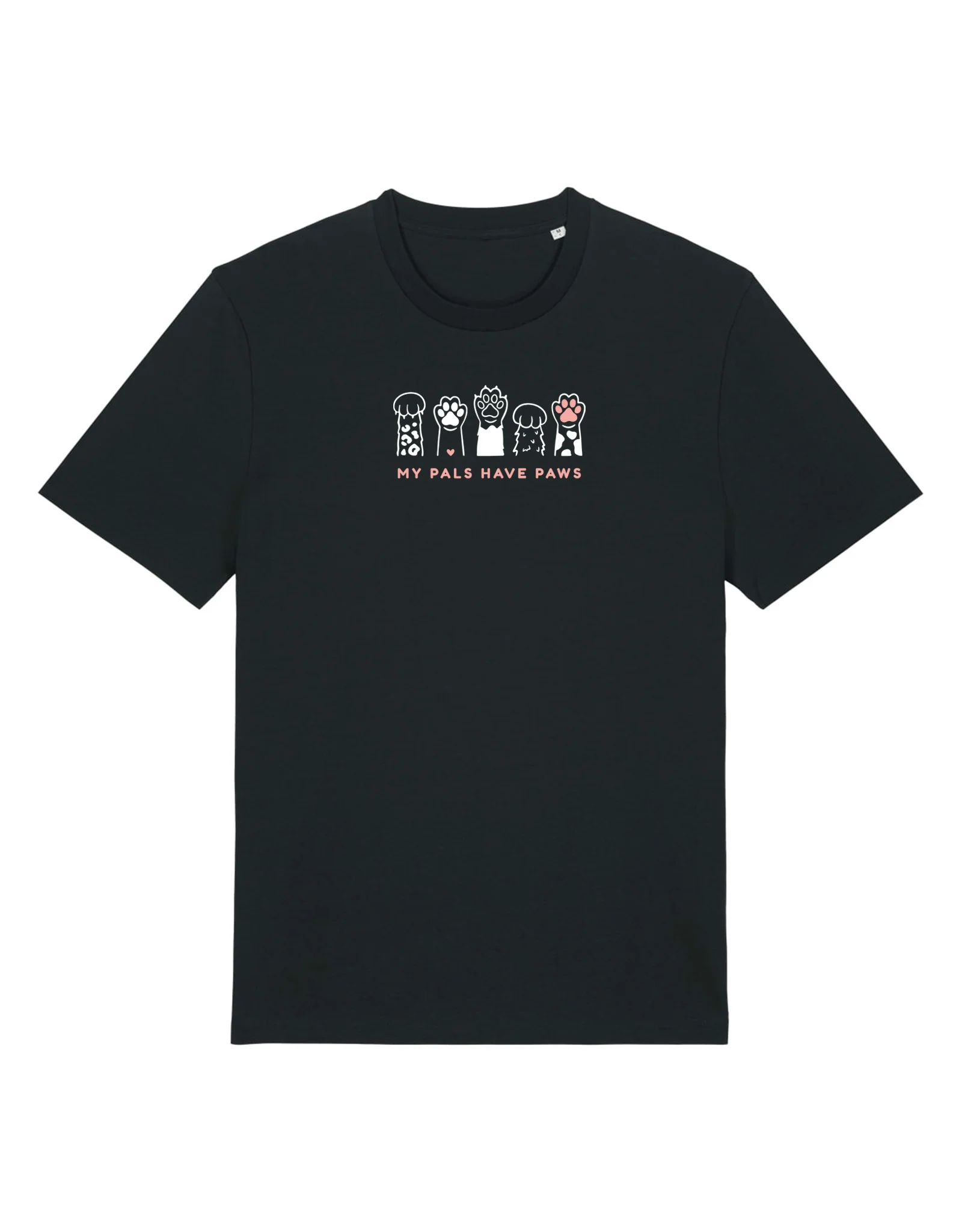 My Pals Have Paws Embroidered Organic Cotton T-Shirt - Image 7