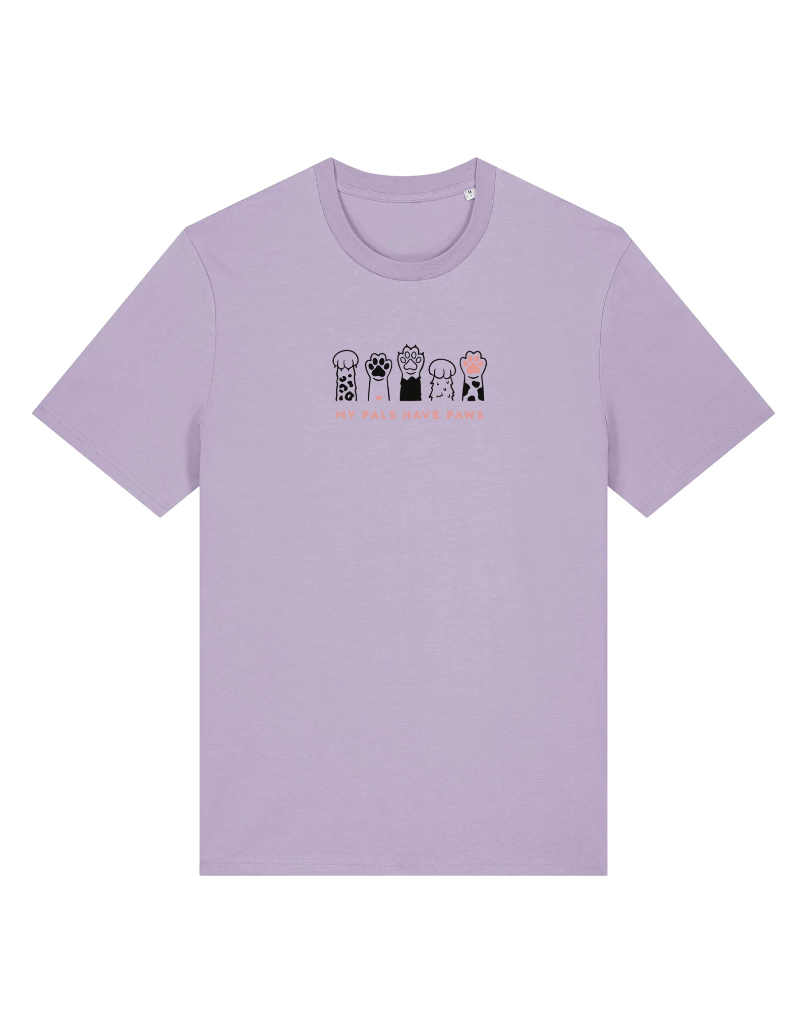 My Pals Have Paws Embroidered Organic Cotton T-Shirt - Image 8