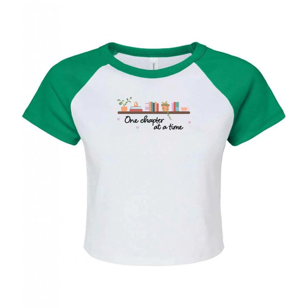 FREE BOOK: One Chapter At A Time Embroidered Micro Rib Baby Tee - Image 7