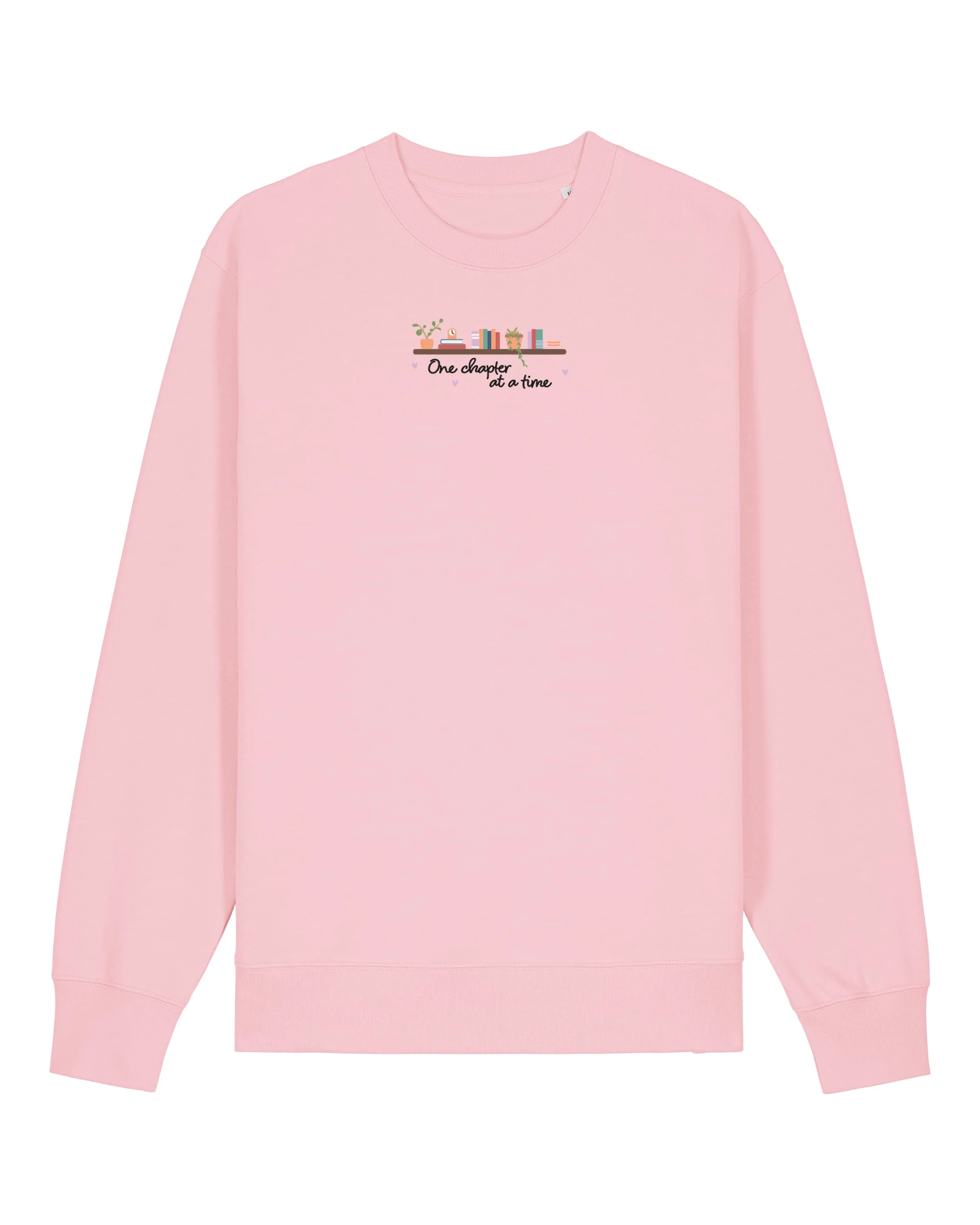 FREE BOOK: One Chapter At A Time Embroidered Organic Cotton Sweatshirt - Image 6