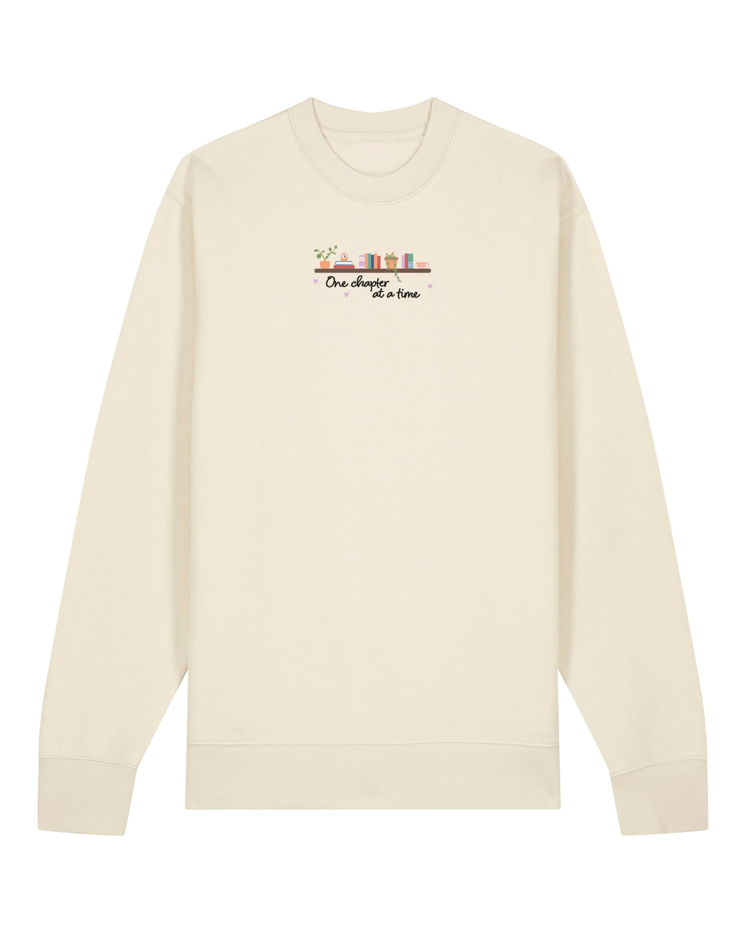 FREE BOOK: One Chapter At A Time Embroidered Organic Cotton Sweatshirt - Image 7
