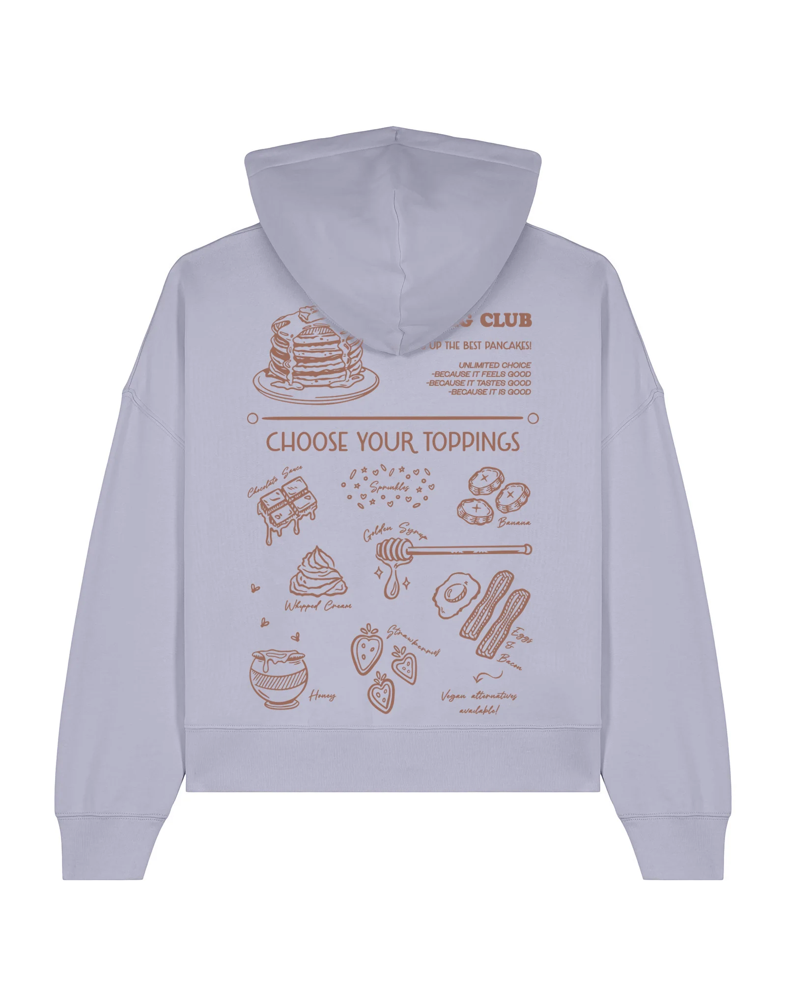 Pancakes Boxy Organic Cotton Hoodie - Image 4