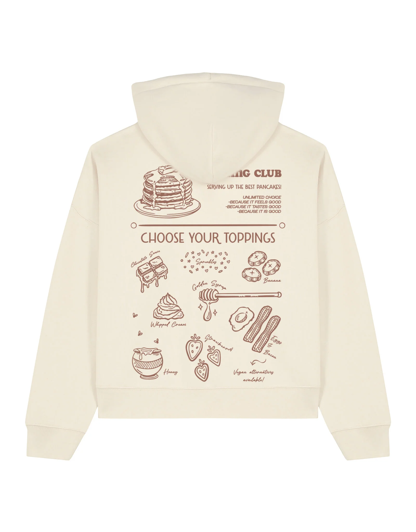 Pancakes Boxy Organic Cotton Hoodie - Image 6