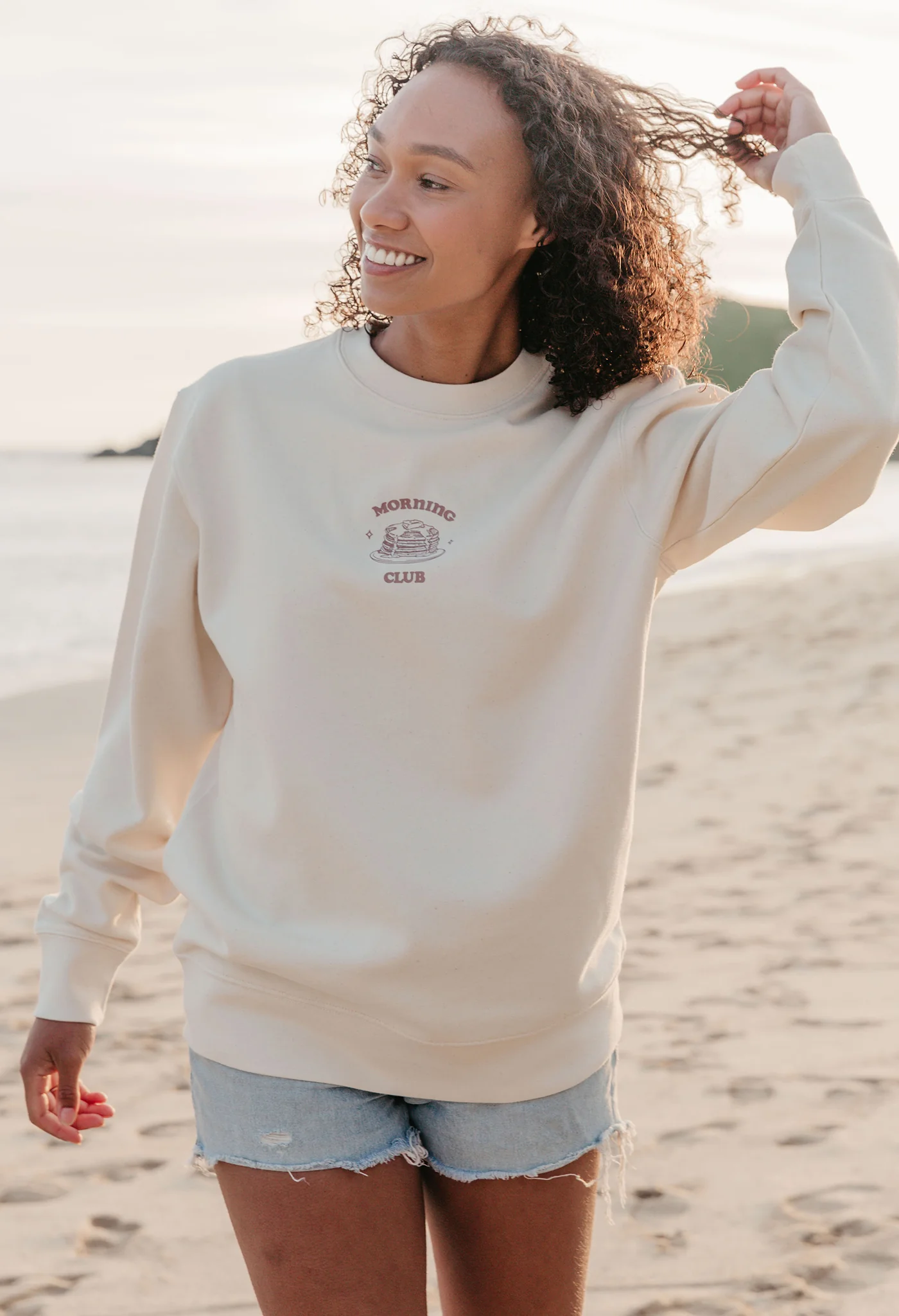Pancakes Organic Cotton Sweatshirt - Image 8