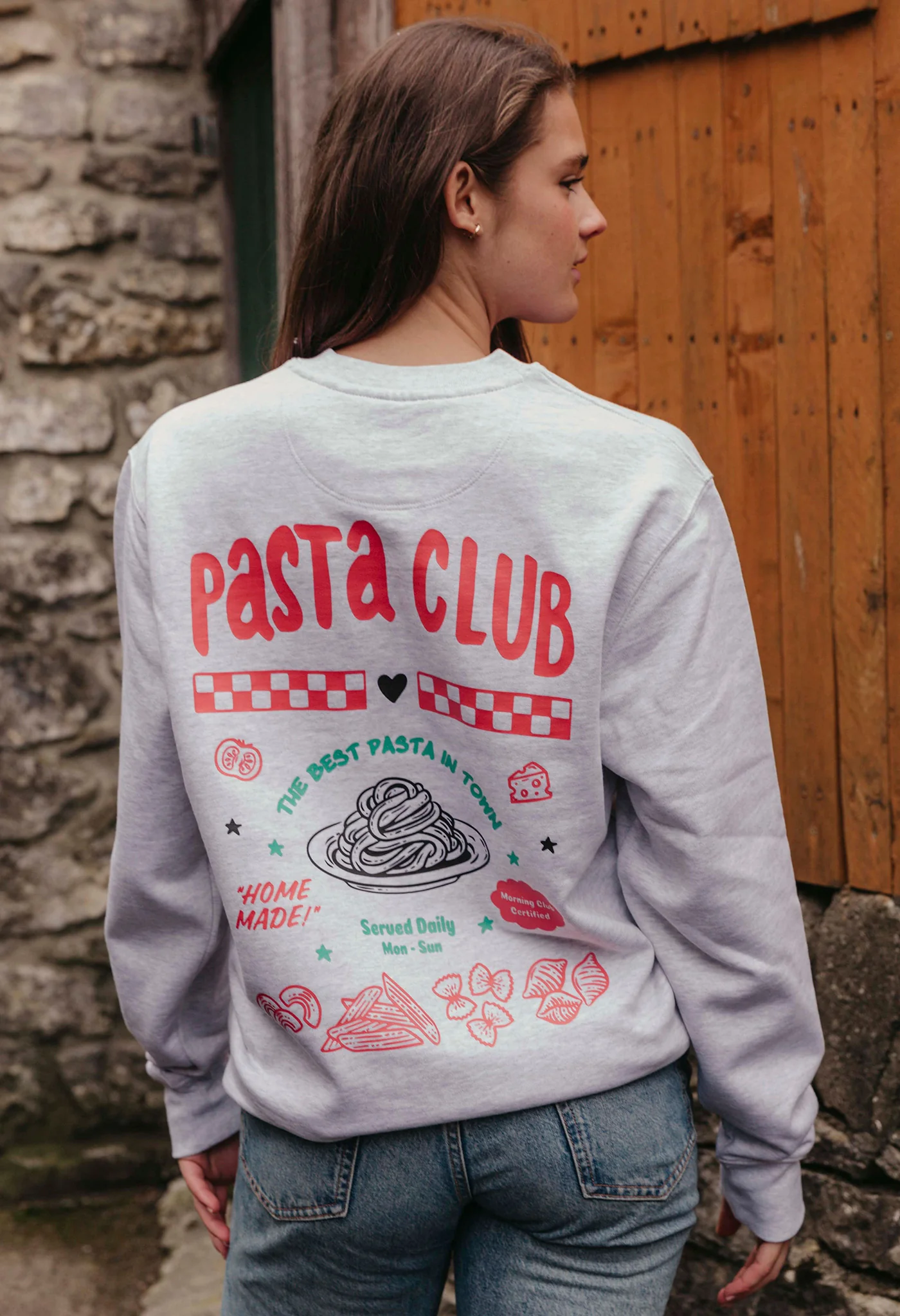 Pasta Club Organic Cotton Sweatshirt - Image 3