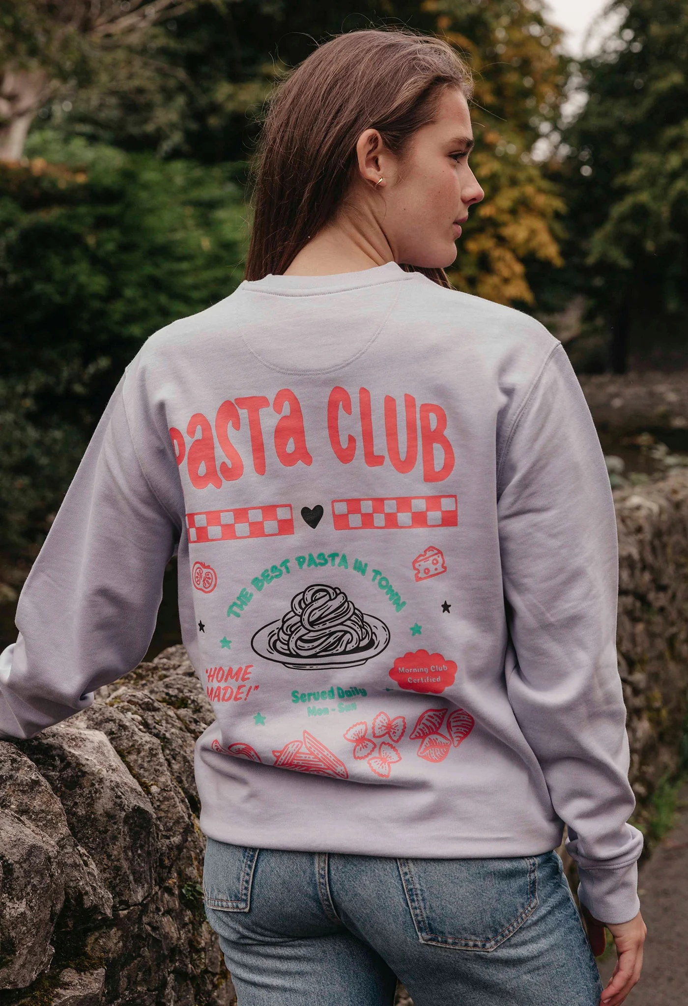 Pasta Club Organic Cotton Sweatshirt - Image 4