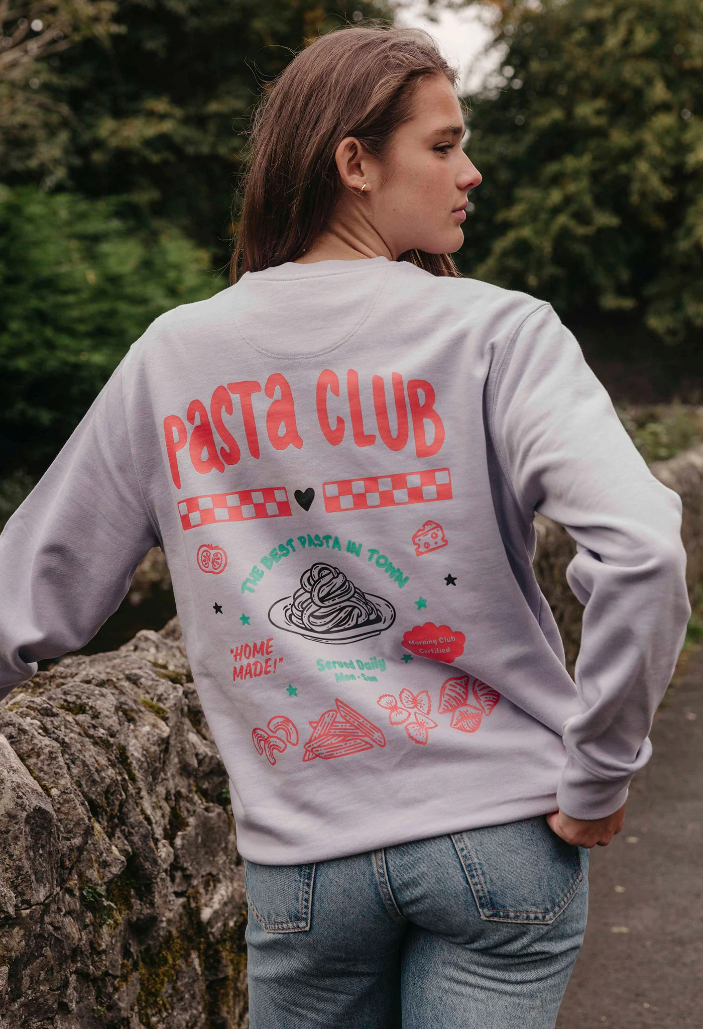 Pasta Club Organic Cotton Sweatshirt - Image 6