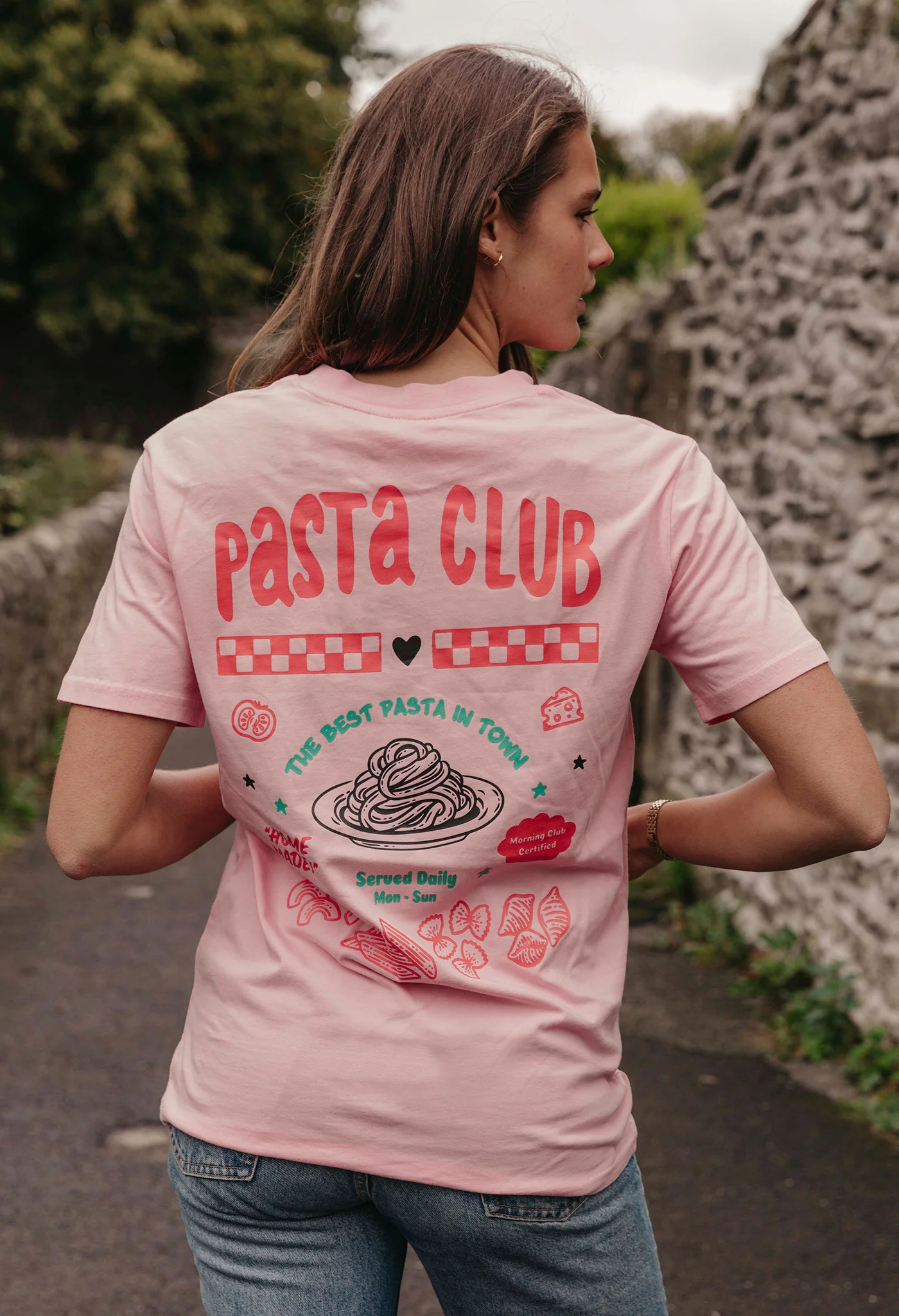 Pasta Club Organic Cotton T-Shirt - Image 3