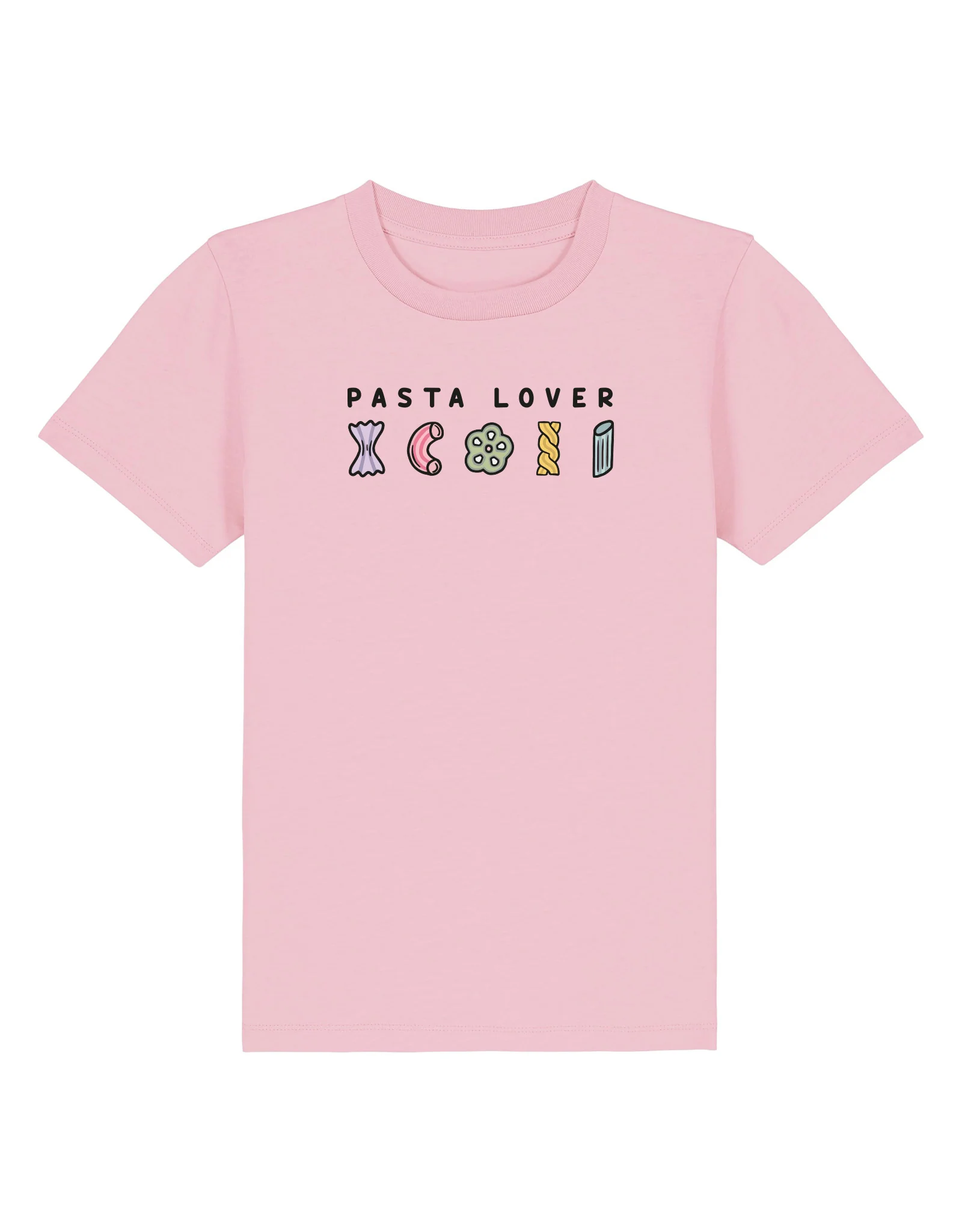 Pasta Lover Embroidered Organic Cotton Childrens T-Shirt - Image 10