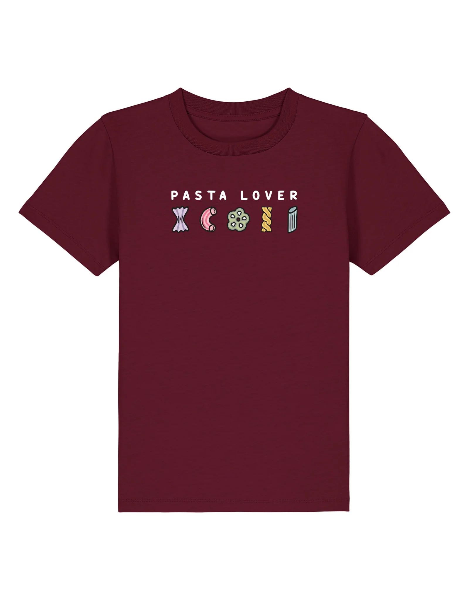 Pasta Lover Embroidered Organic Cotton Childrens T-Shirt - Image 5