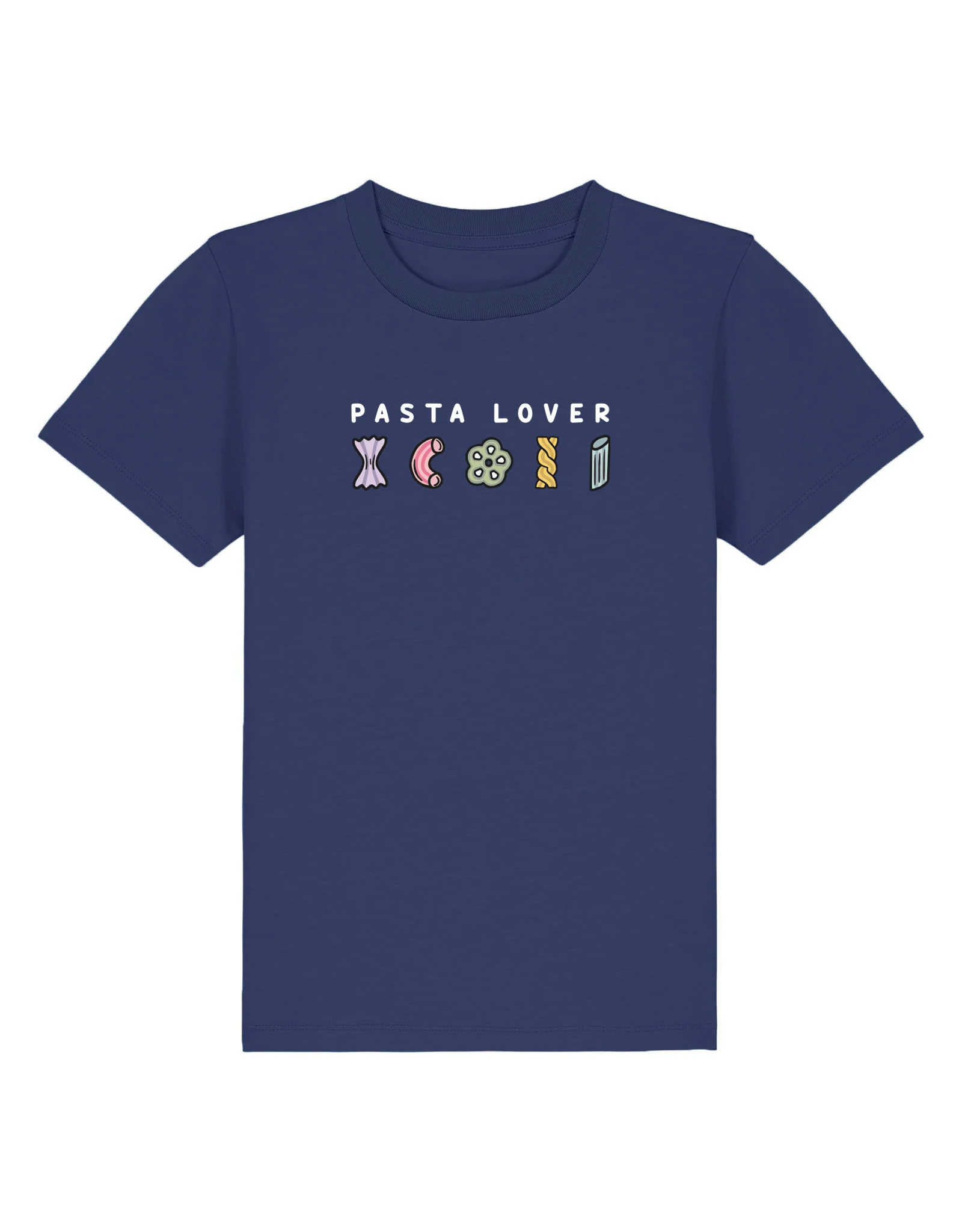 Pasta Lover Embroidered Organic Cotton Childrens T-Shirt - Image 9