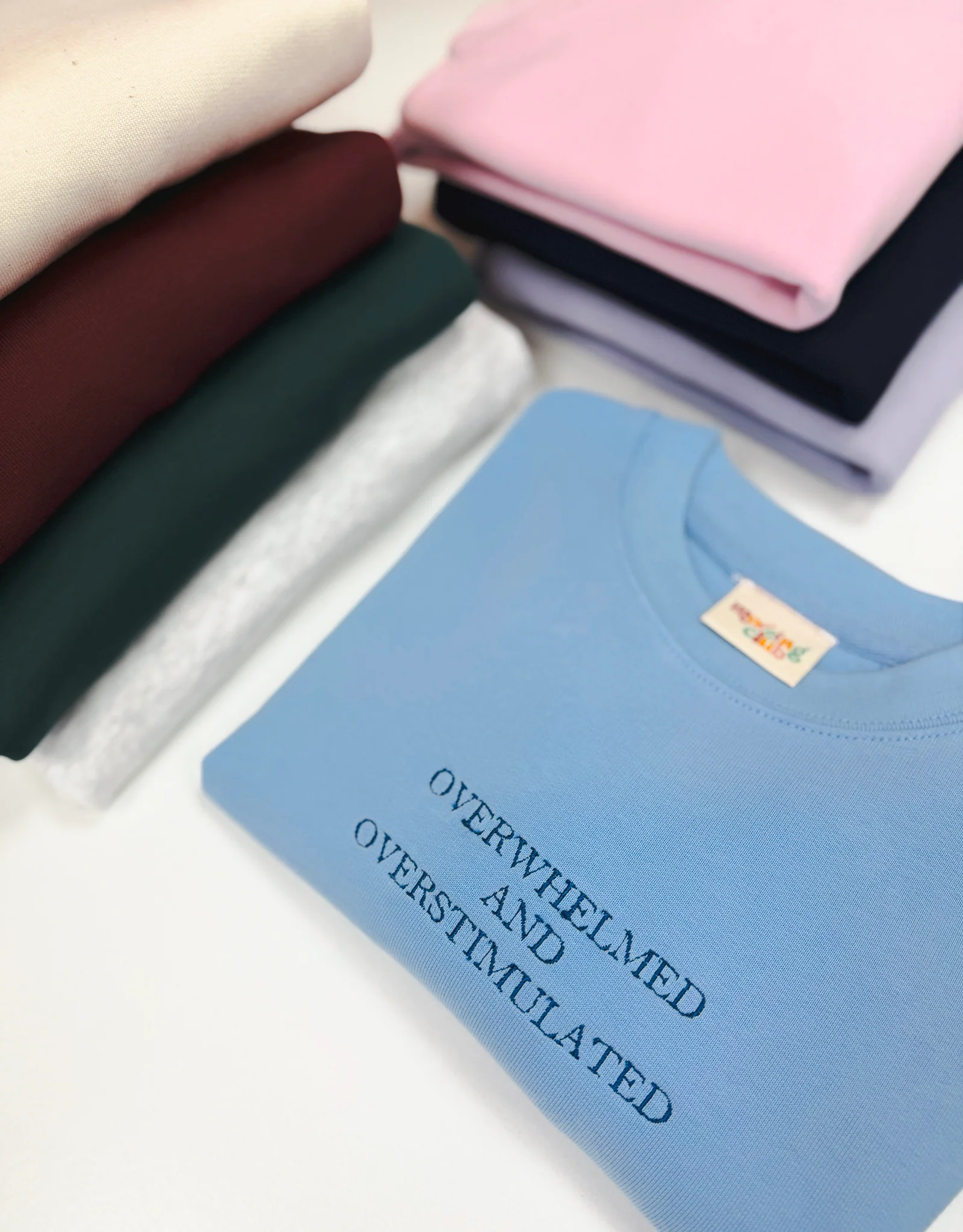 Personalised Embroidered Organic Cotton Sweatshirt - Image 6