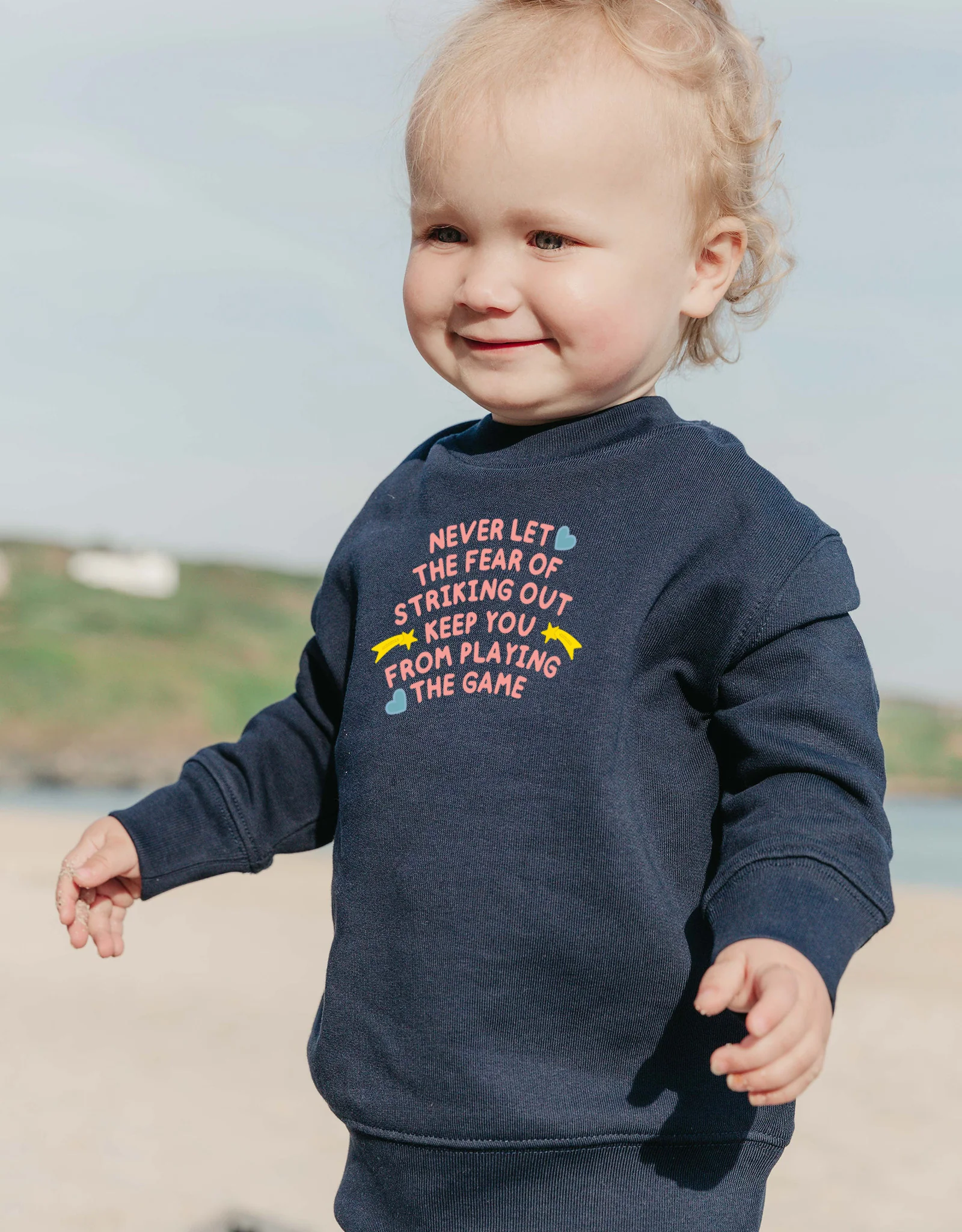 Playing The Game Organic Cotton Childrens Sweatshirt