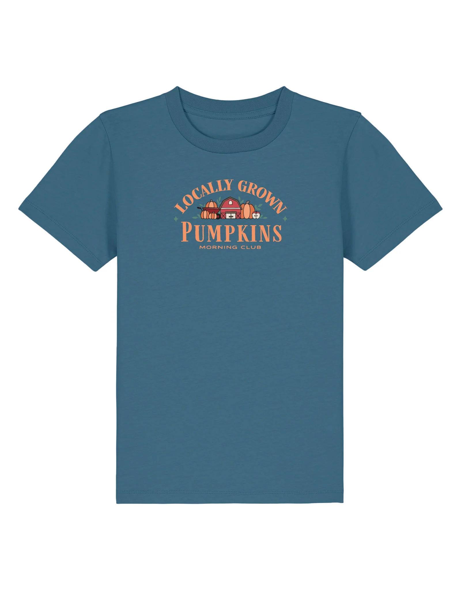 Pumpkins Embroidered Organic Cotton Childrens T-Shirt - Image 11