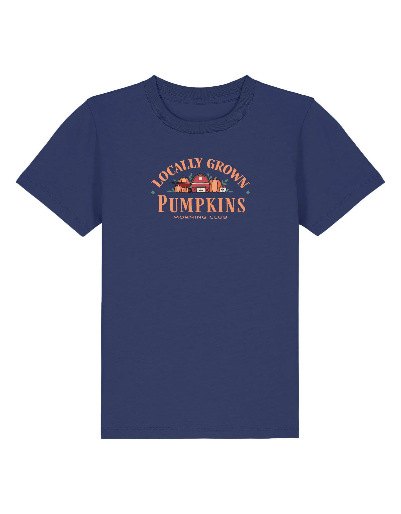 Pumpkins Embroidered Organic Cotton Childrens T-Shirt - Image 9