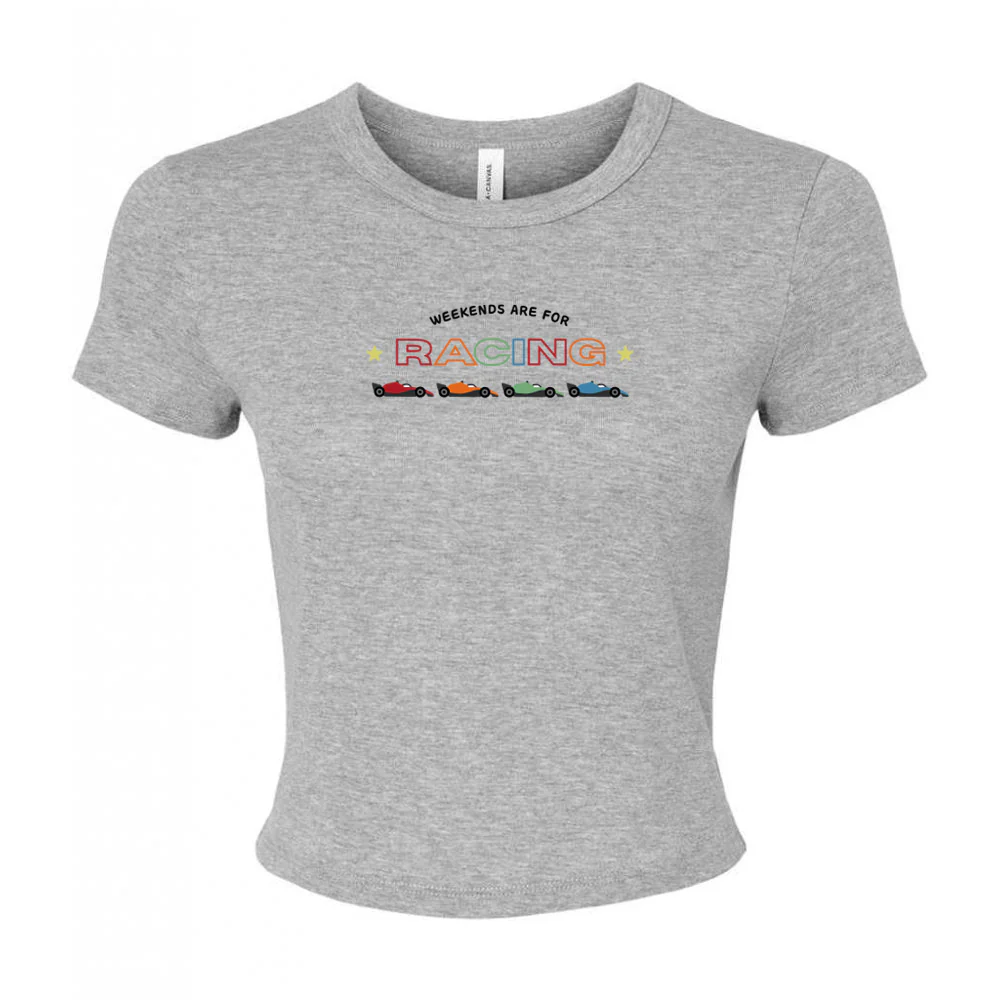 Racing Embroidery Micro Rib Baby Tee - Image 14